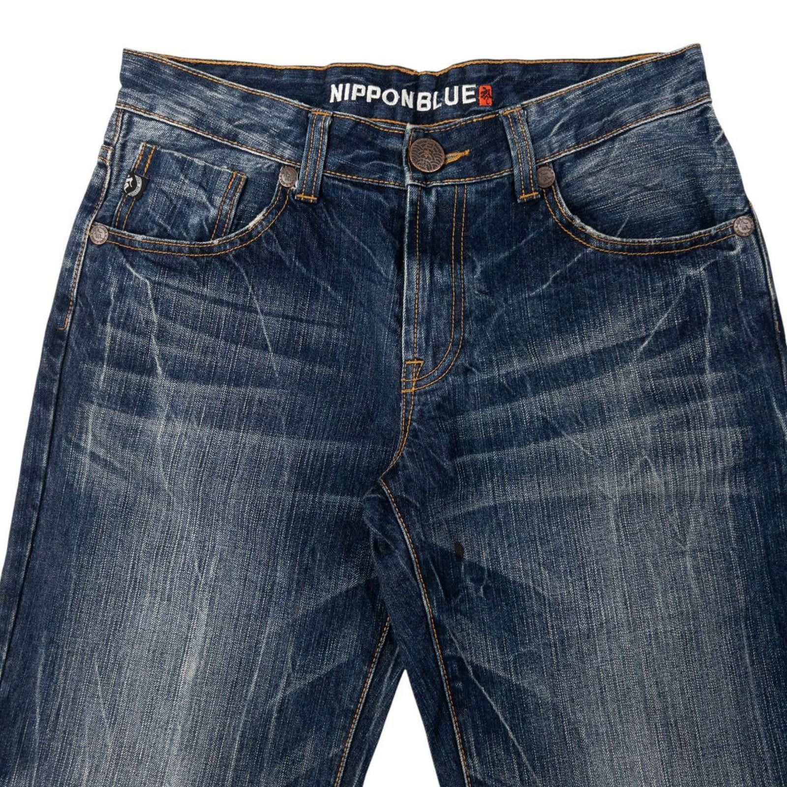 Other Vintage Jizo Bosatsu Embroidered Troll Denim Jeans Size W32 Size US 32 / EU 48 - 4 Thumbnail