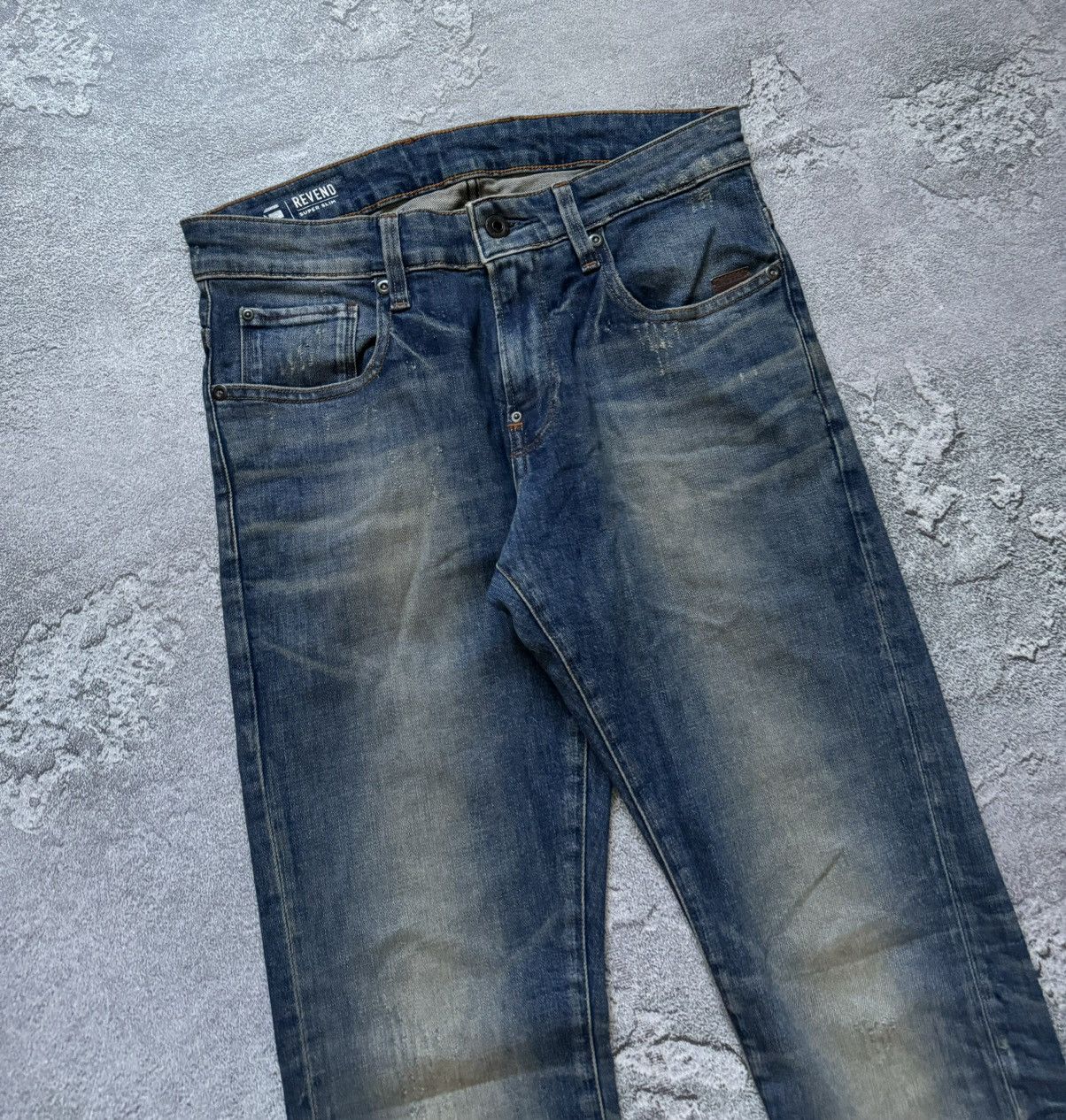 G-Star × Vintage G star raw 28/32 revend super slim denim pant trouser jeans Size US 28 / EU 44 - 10 Thumbnail