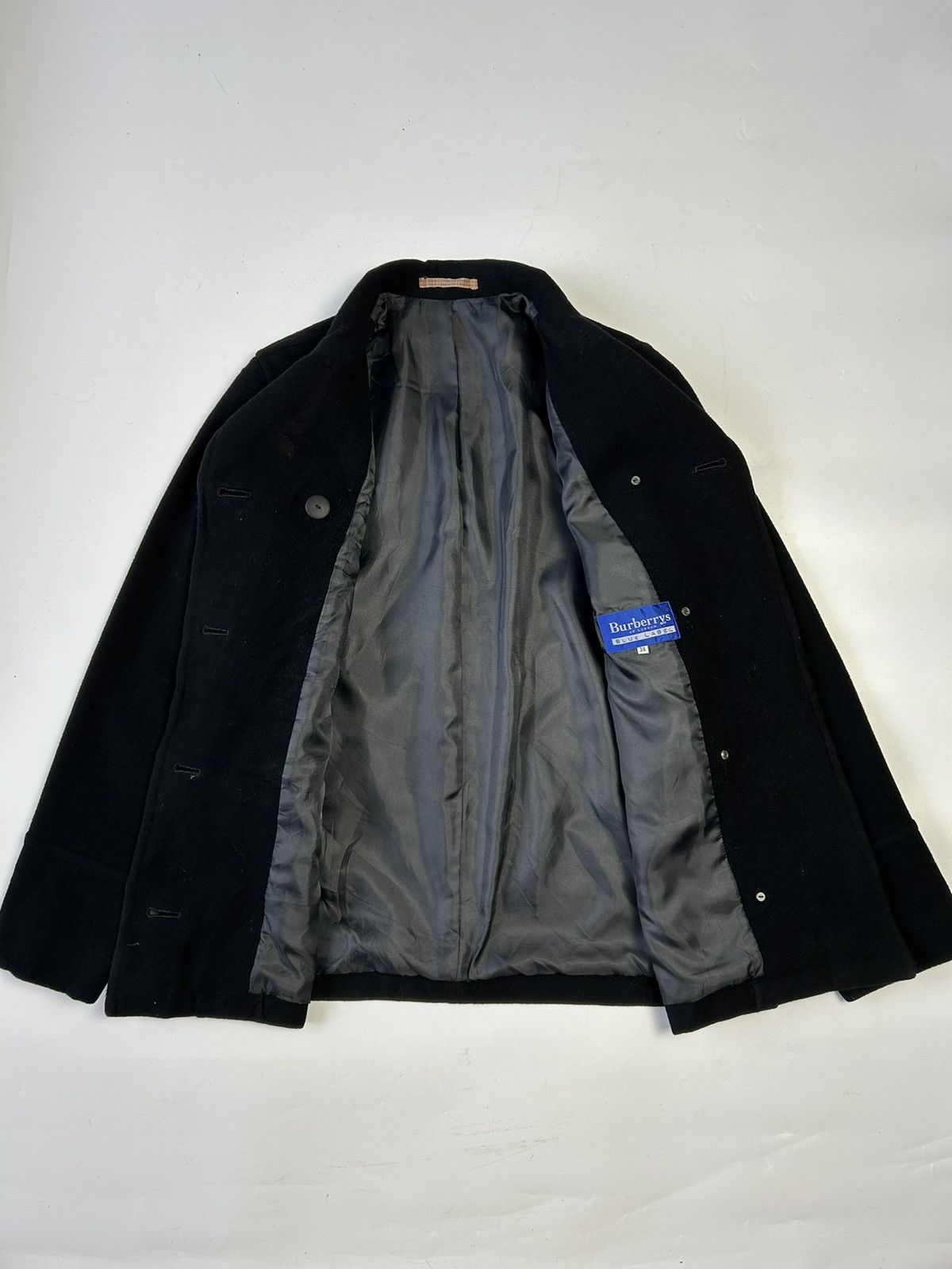 Burberry × Burberry Prorsum × Designer BURBERRY BLUE LABEL WOOL DOUBLE BREAST JACKET Size US S / EU 44-46 / 1 - 3 Thumbnail