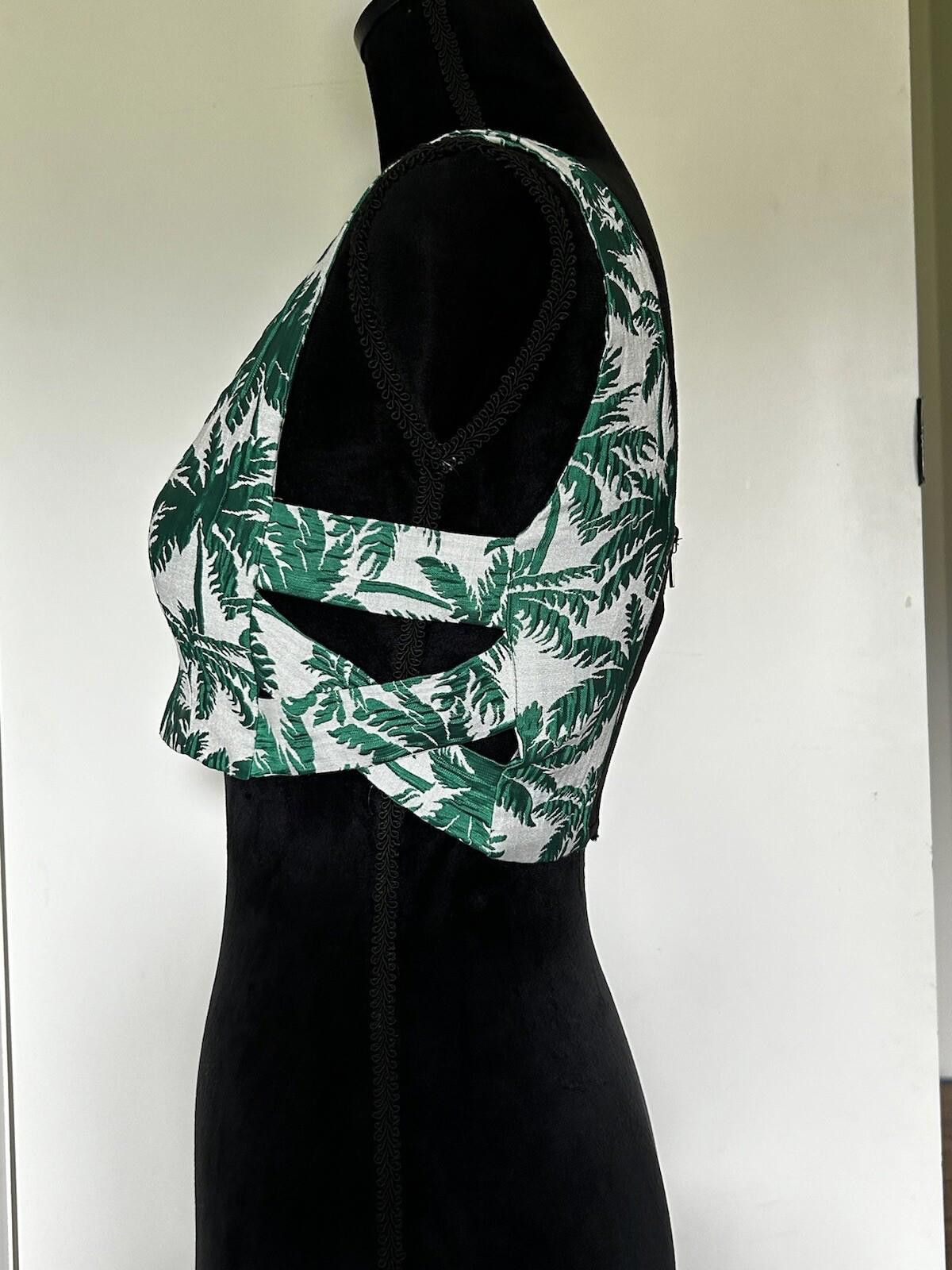 Topshop Topshop Crop Top Palm Tree Cut Out New - Size 10 (006) Size M / US 6-8 / IT 42-44 - 6 Thumbnail