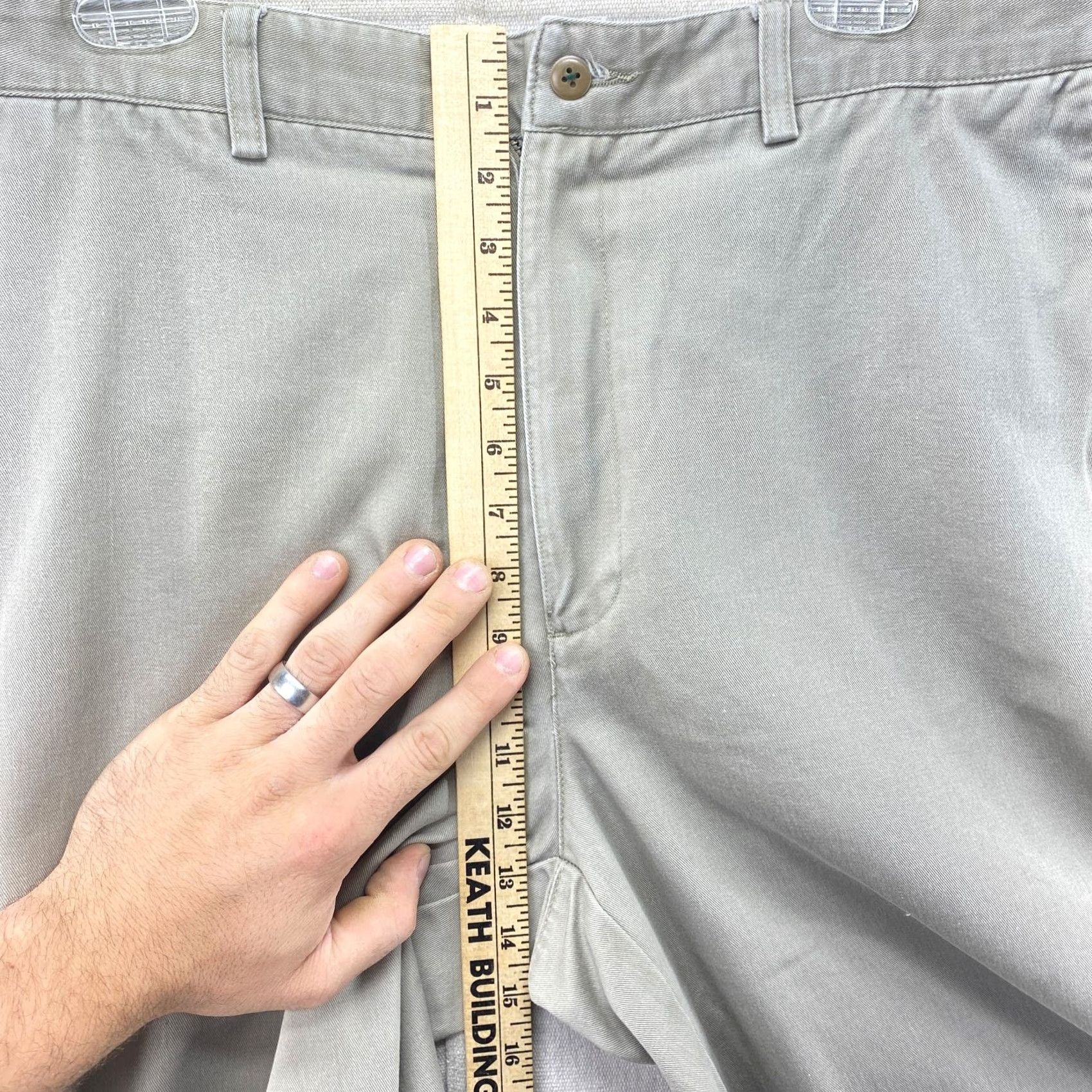 Vintage Cabela's Pants Men 36x32 Beige Chino Hunting Fishing Hiking Comfort Stretch Waist Regular Front Flat Front Denim Cotton JAB Men Size US 36 / EU 52 - 3 Thumbnail