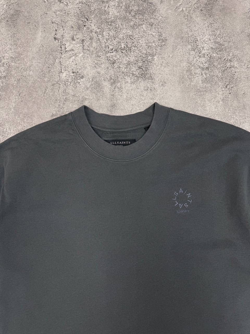 Allsaints AllSaints Men Cotton T-Shirt Grey Size S Size US S / EU 44-46 / 1 - 2 Thumbnail