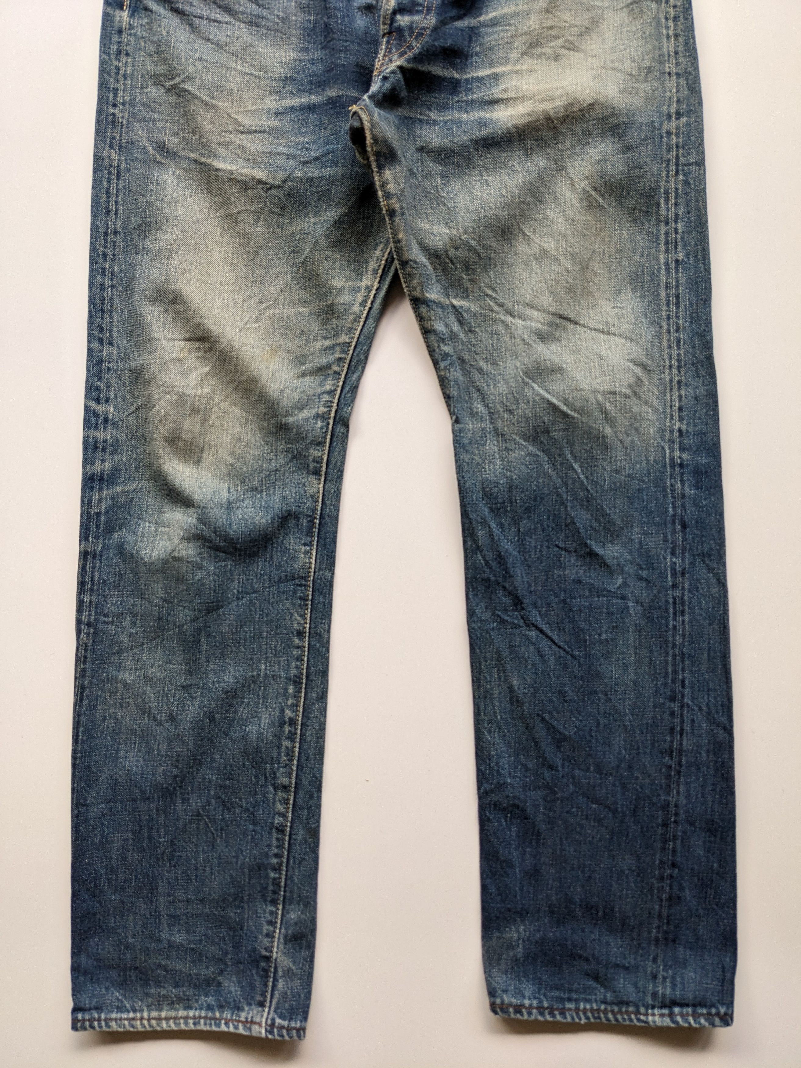 Sugar Cane Sugar Cane faded jeans selvedge jeans Size US 34 / EU 50 - 4 Thumbnail