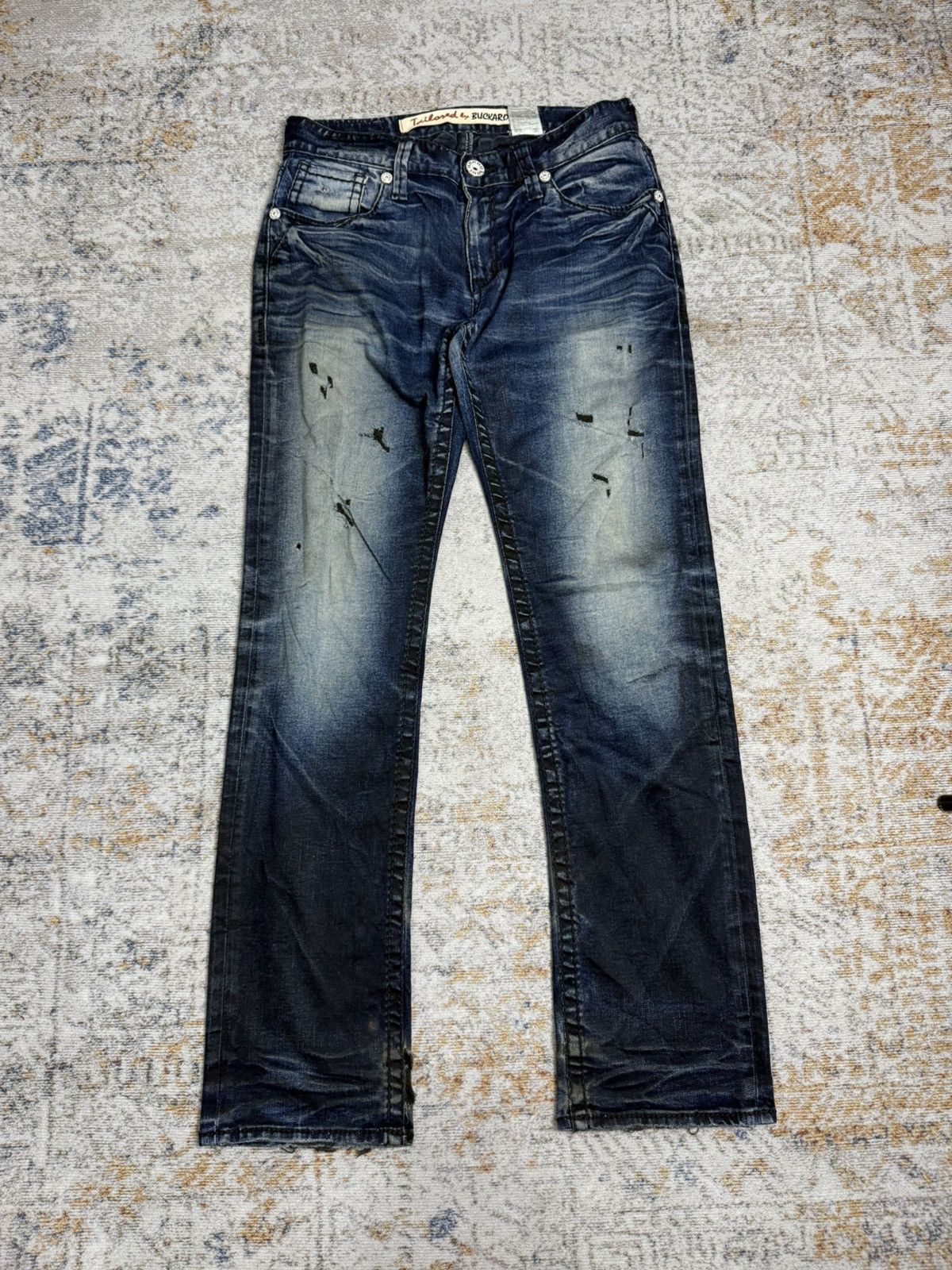 Tornado Mart Buckaroo ifsix y2k denim pants Size US 32 / EU 48 - 1 Thumbnail