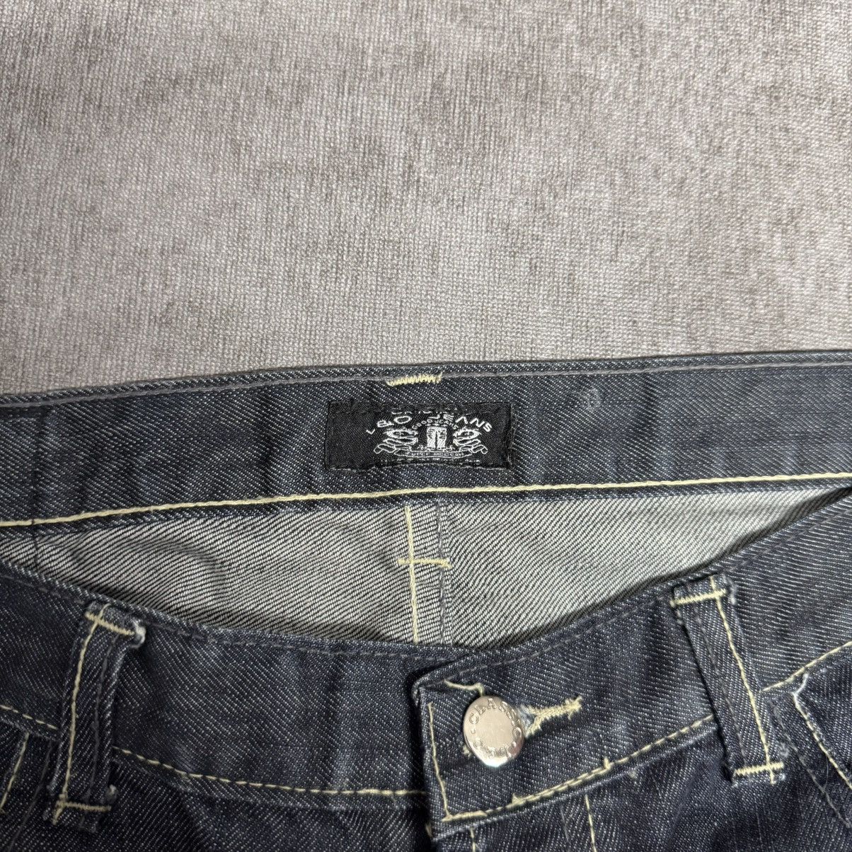 Designer × Japanese Brand × Vintage Crazy Vintage Denim Pants embroidered logo y2k Size US 32 / EU 48 - 6 Thumbnail
