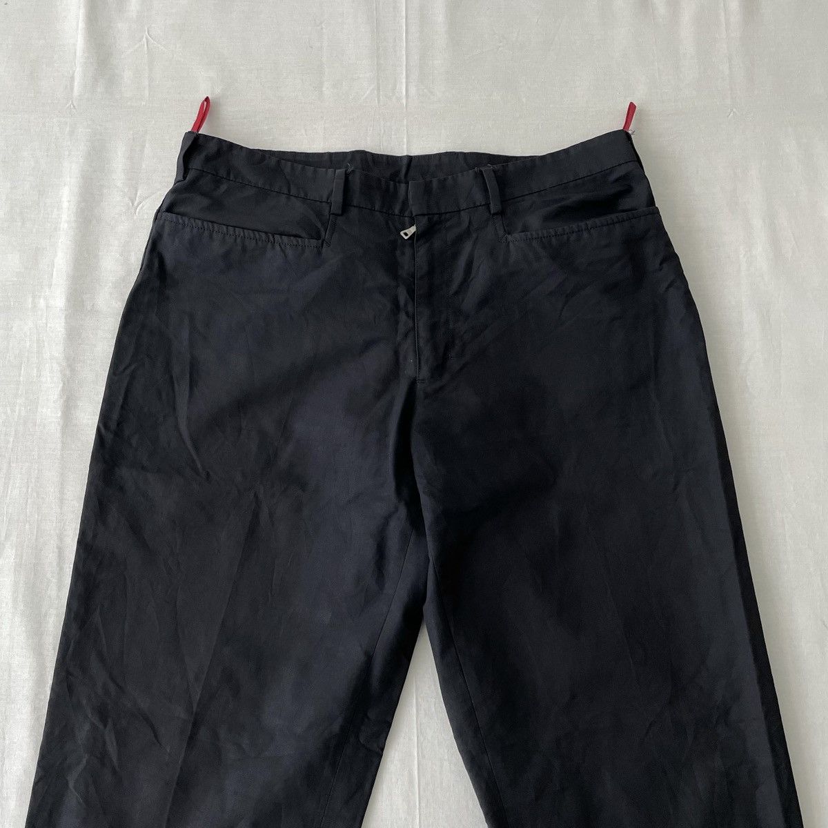 Prada Prada Black Trousers Fine Twill Wool Made in Italy Size US 34 / EU 50 - 12 Thumbnail