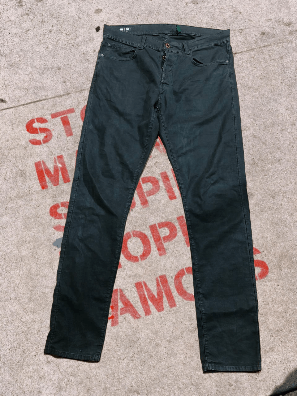 G-Star G-Star Raw 3301 Classic Slim Fit Jeans streetwear Size US 34 / EU 50 - 1 Thumbnail
