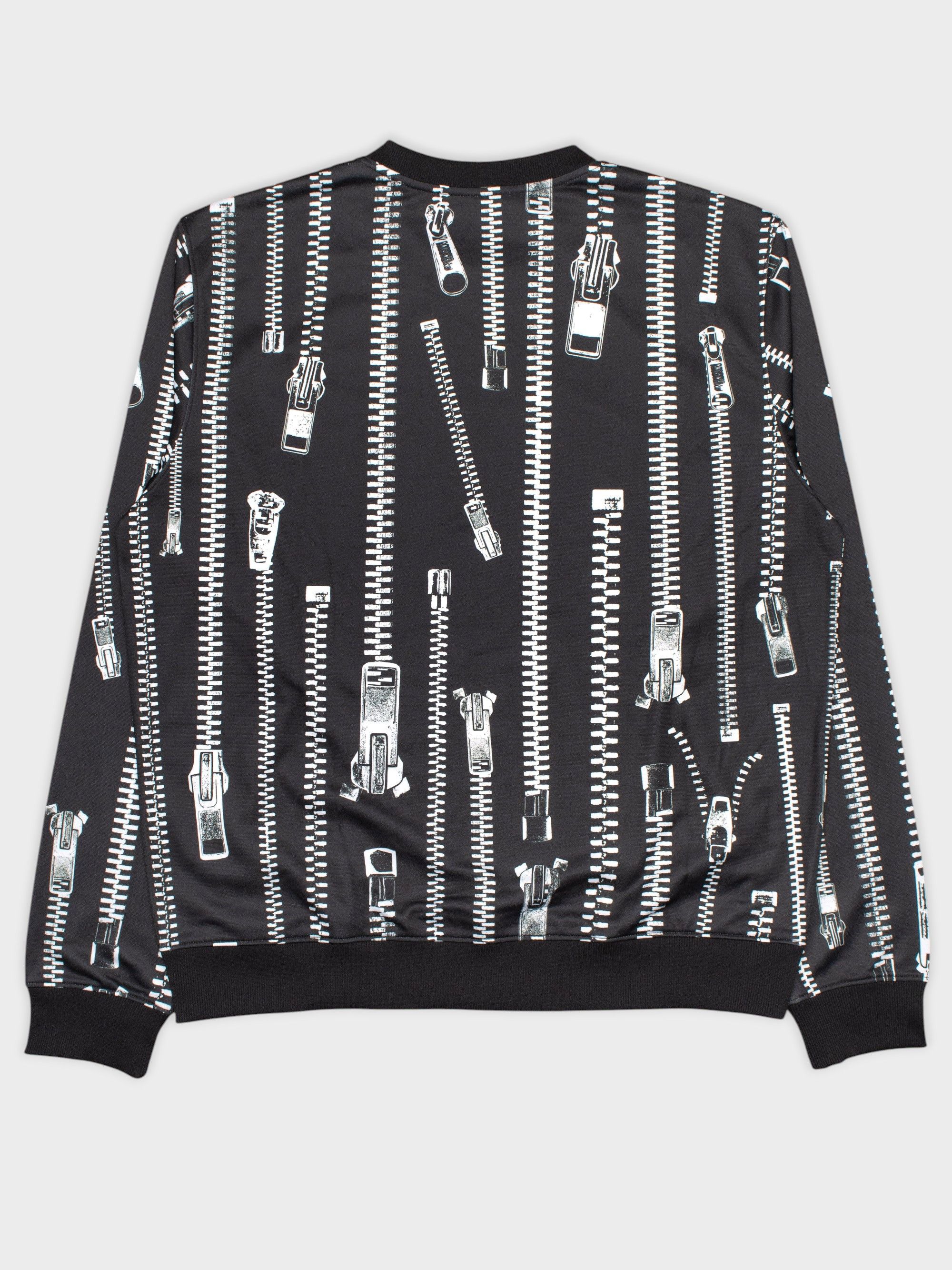Moschino Moschino by Jeremy Scott SS20 trompe l'oeil zippers crewneck Size US L / EU 52-54 / 3 - 2 Thumbnail