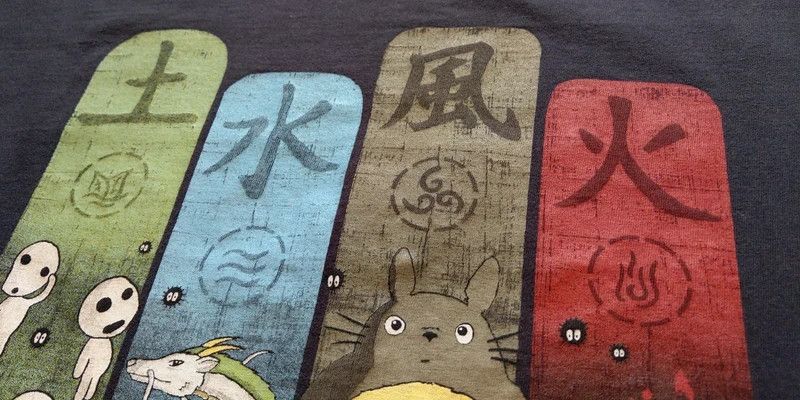 Anime 'My Neighbor Totoro' Shirt Studio Ghibli rare Boxy cropped Size US L / EU 52-54 / 3 - 3 Thumbnail