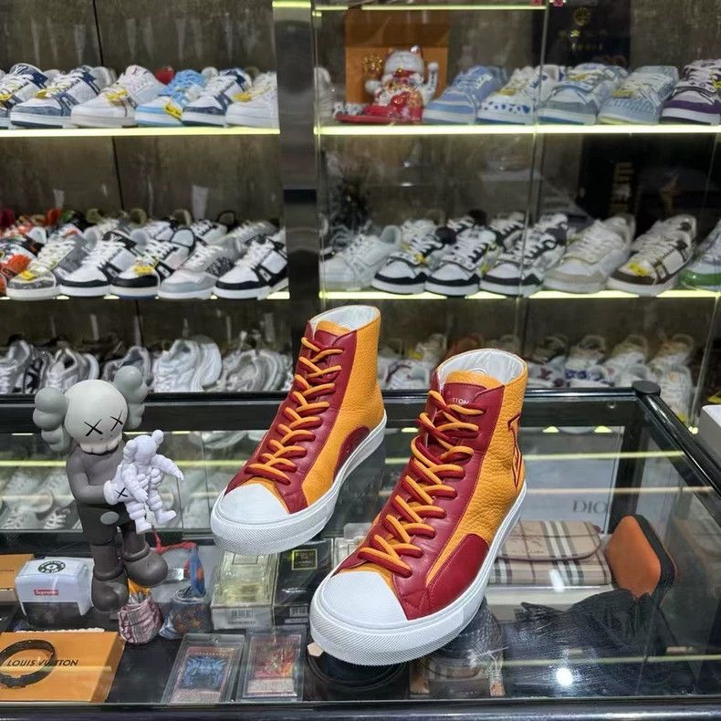 Louis Vuitton LV Tattoo McDonald's Red Yellow Sneakers - dmc Size US 6 / EU 39 - 1 Thumbnail