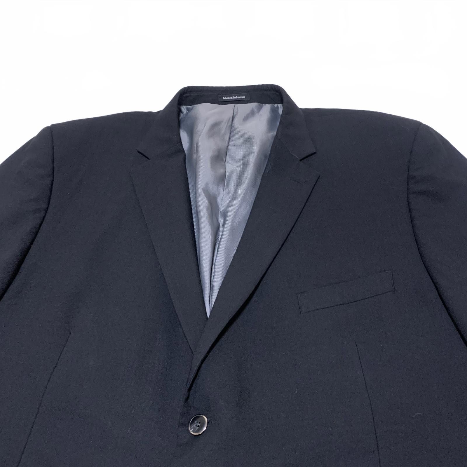 Pronto Uomo Pronto Uomo Men's 54 inch Black Blazer Jacket Size 54R - 4 Thumbnail