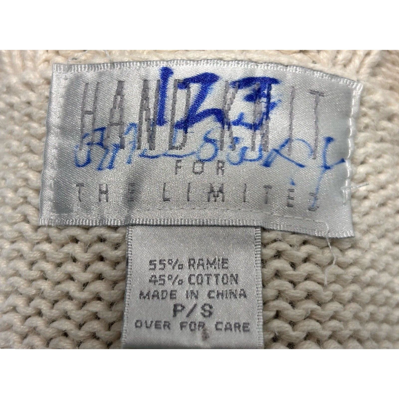 Vintage Vtg The Limited Hand Knit Sweater Size Small Women’s Floral Zebra Animal Print 90s Size S / US 4 / IT 40 - 6 Thumbnail