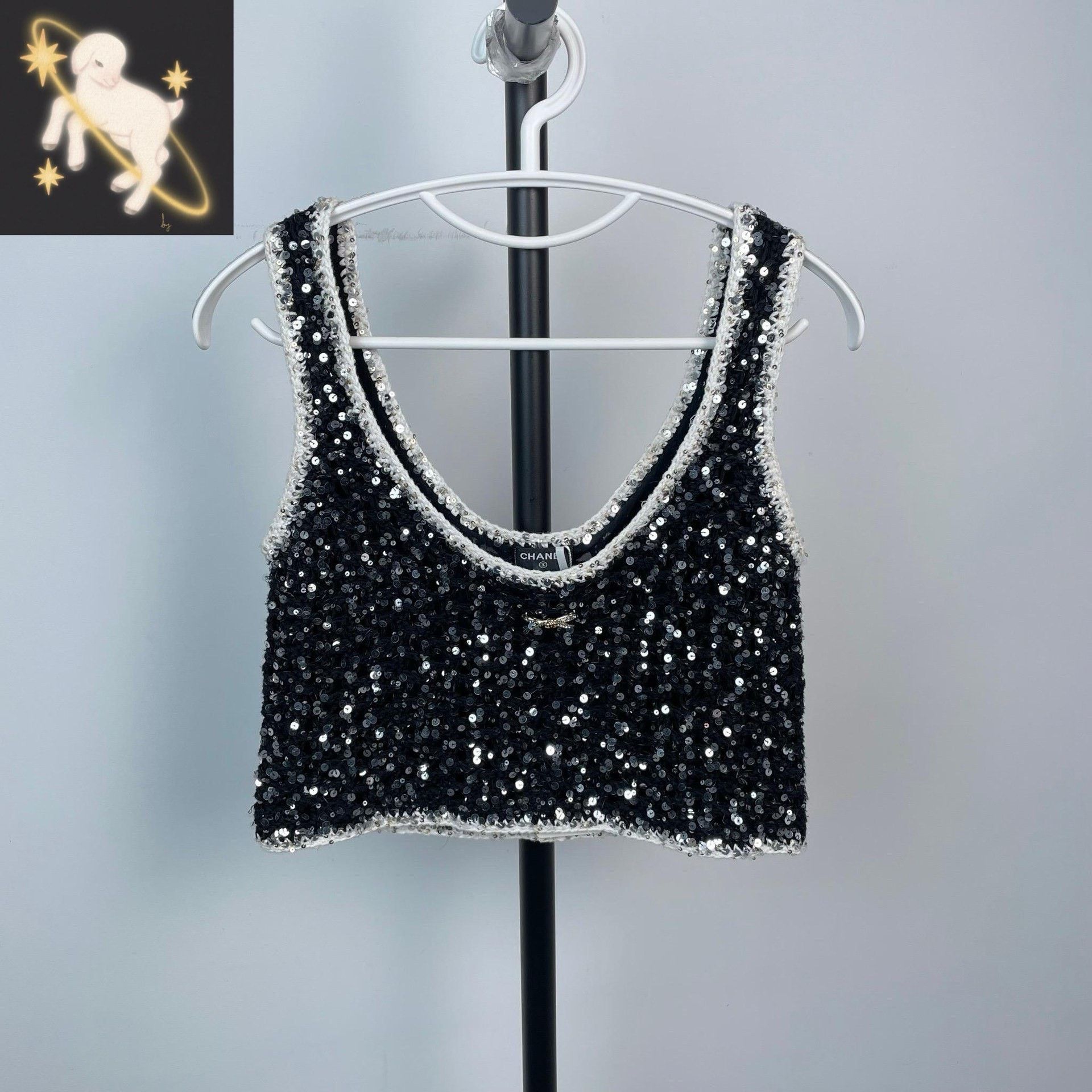 Chanel Chanel Black Tank Top 36 Men Size US S / EU 44-46 / 1 - 1 Thumbnail