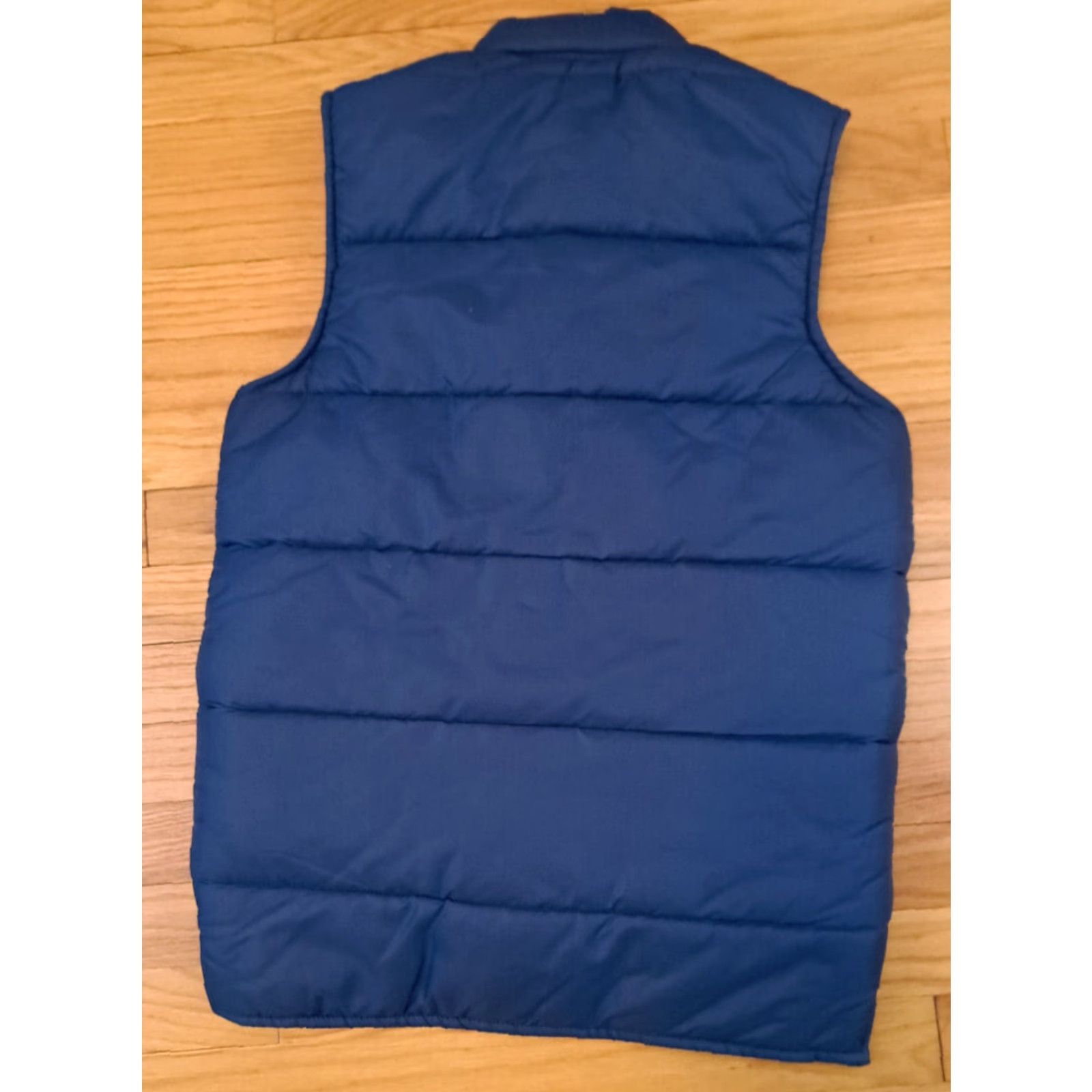 Vintage VINTAGE Osh kosh Vest Medium USA Made Blue Nylon Button Down Full Metal Button Down Outdoor Bomber Vest Men M Blue USA Pattern Solid Middle-Length Size US M / EU 48-50 / 2 - 5 Thumbnail