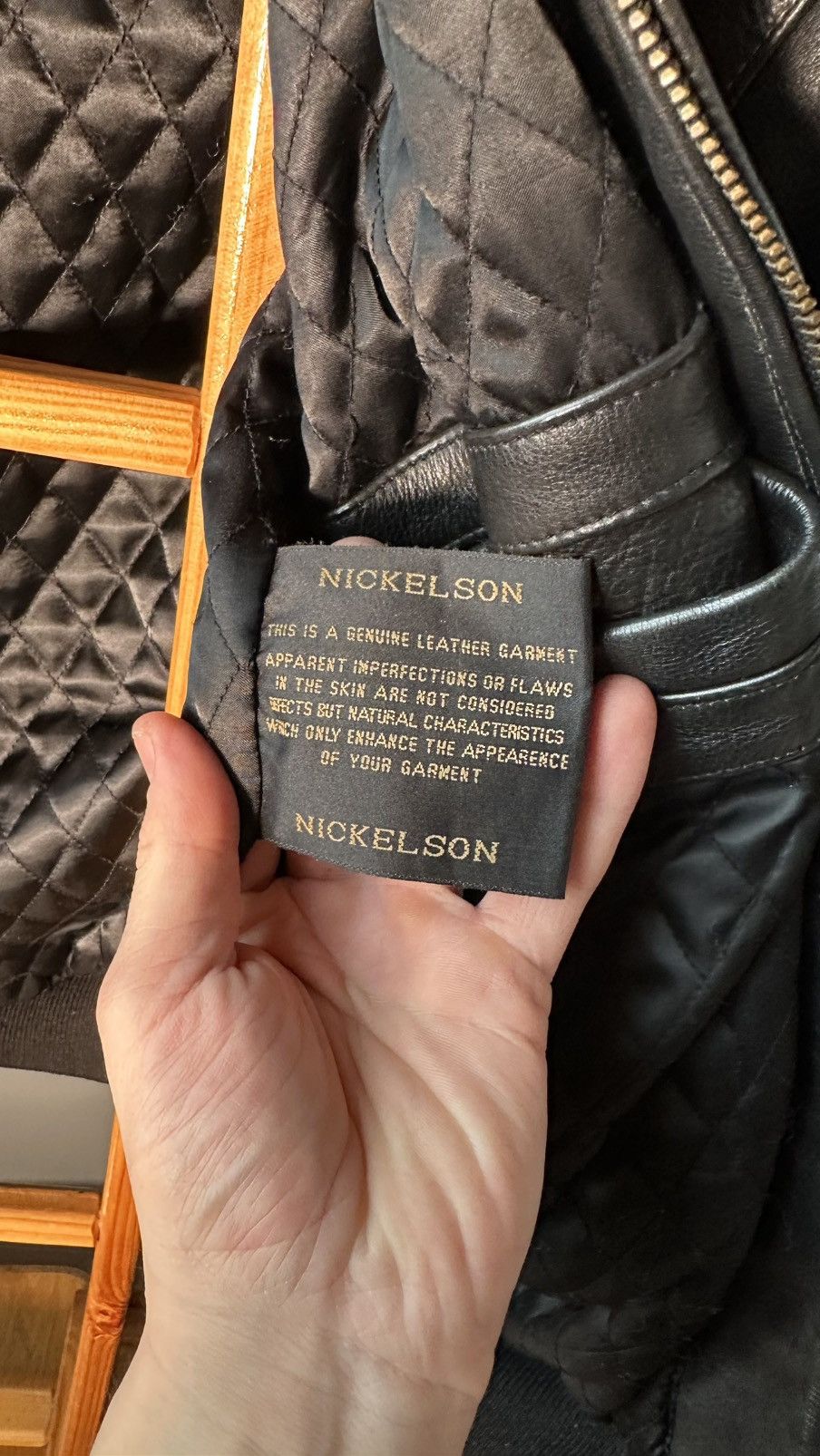 Vintage Nickelson Classic vintage leather jacket made in Asia Size US XL / EU 56 / 4 - 23 Thumbnail