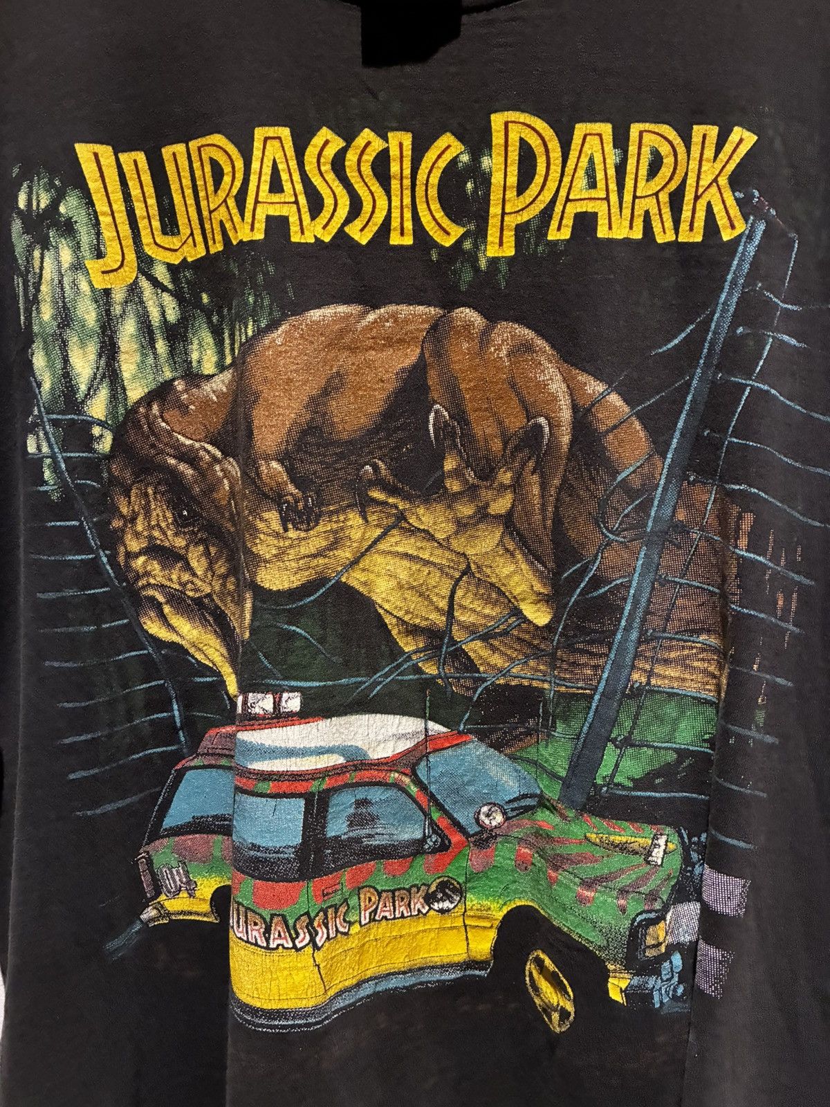 Vintage Vintage 90s Jurrasic Park Japan Tee Size US M / EU 48-50 / 2 - 6 Thumbnail