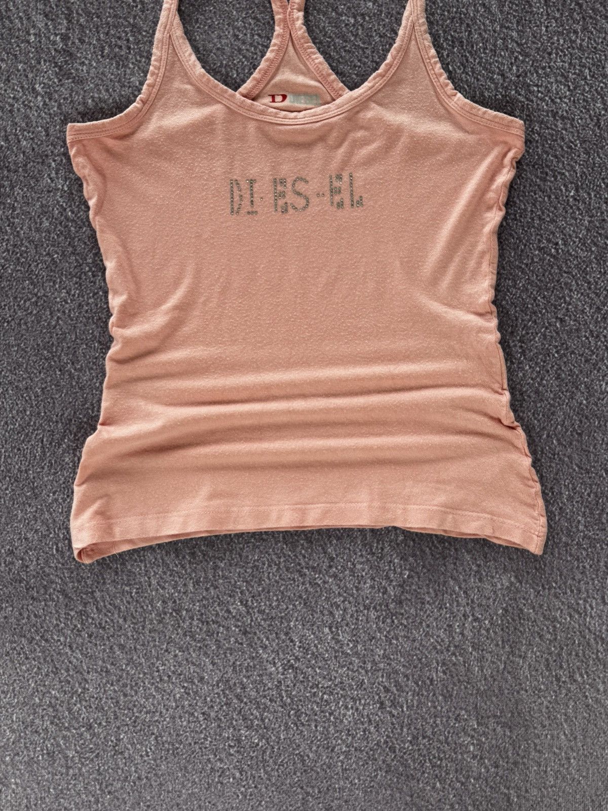 Diesel Avant Garde Vintage Y2K Diesel Sexy Rhinestones Tank Top Size M / US 6-8 / IT 42-44 - 3 Thumbnail