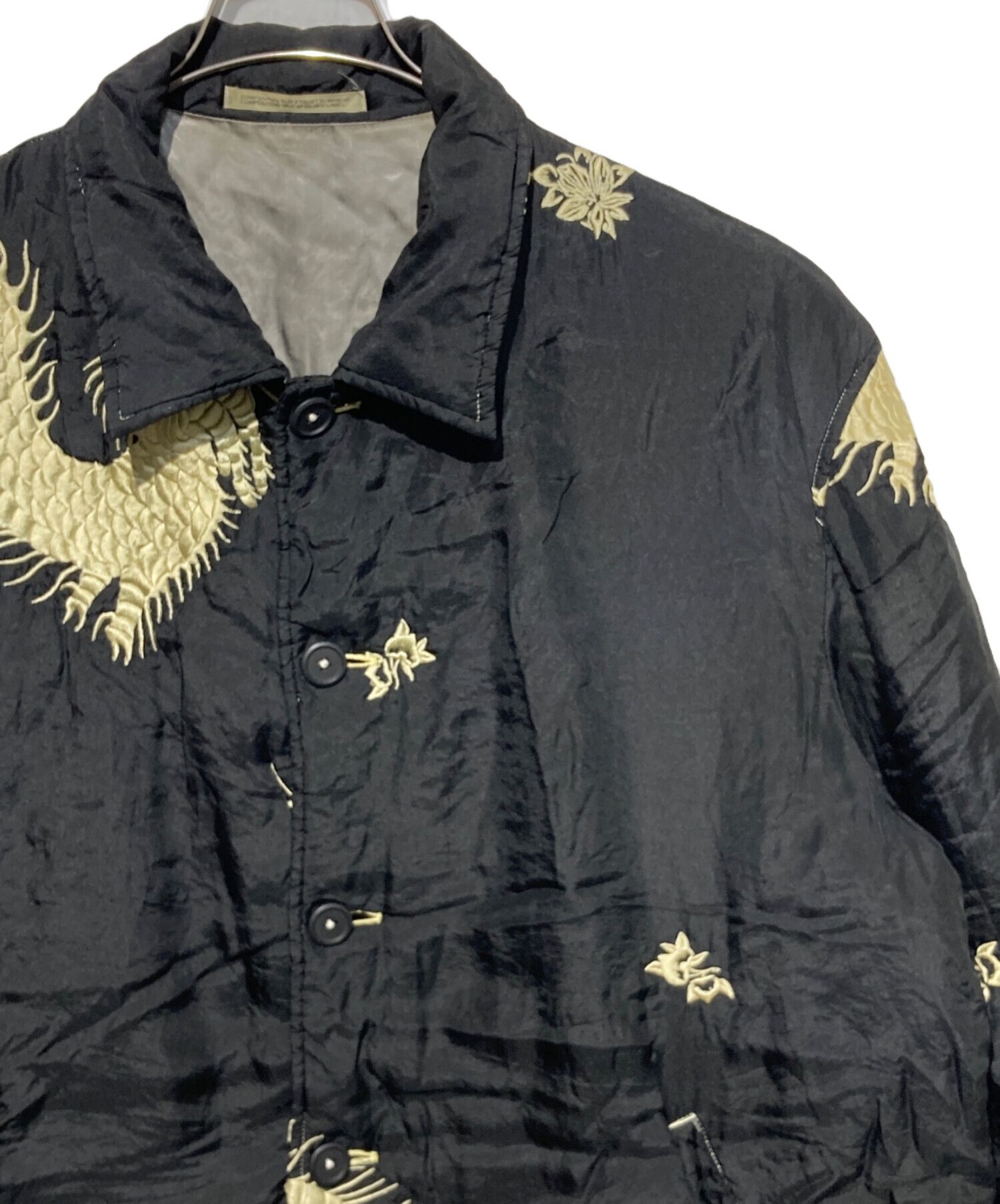 Yohji Yamamoto Yohji Yamamoto pour homme 93AW patterned silk jacket Size US M / EU 48-50 / 2 - 3 Thumbnail