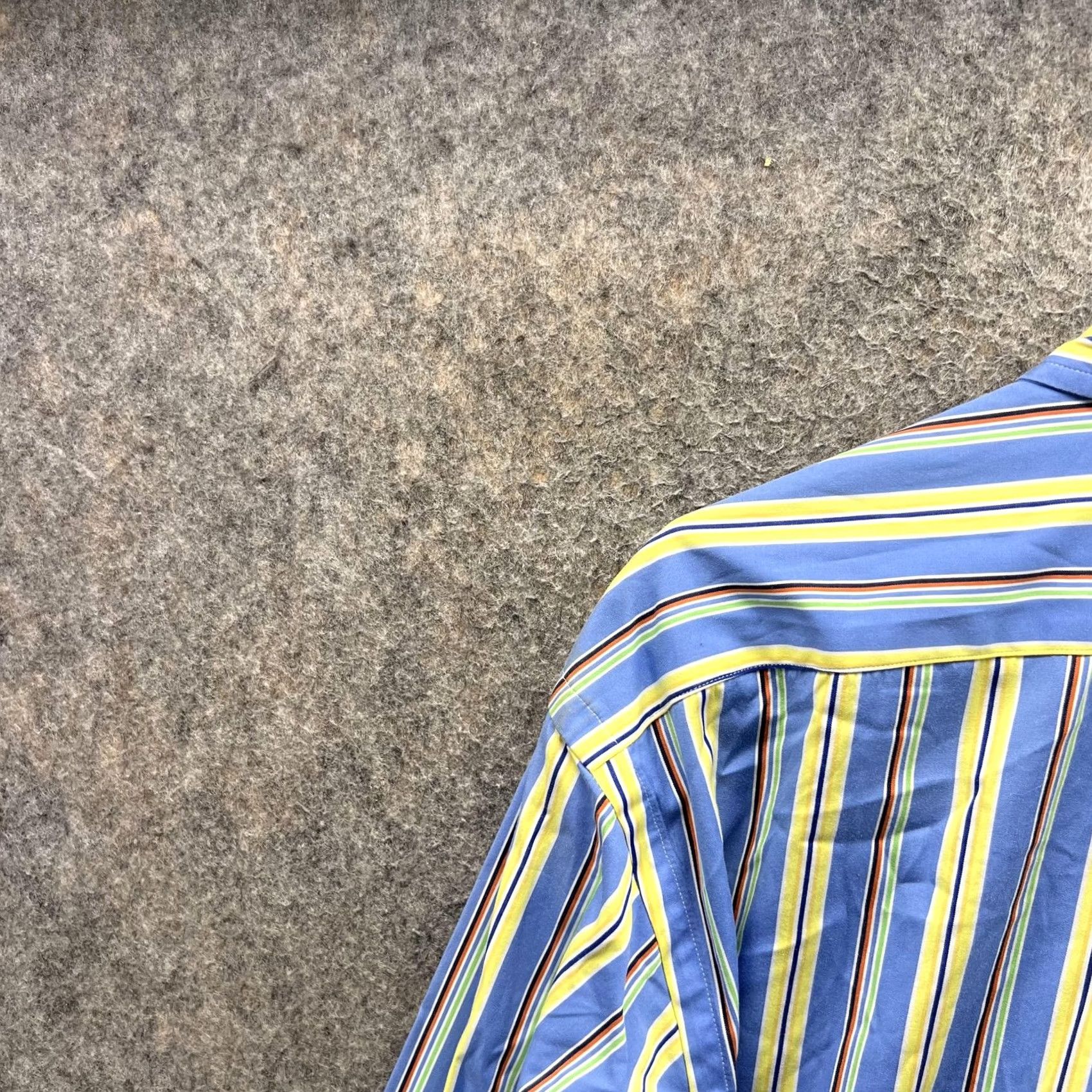 Ralph Lauren VINTAGE Ralph Lauren Shirt Mens XL Classic Blue Striped Button-Down OCBD Size US XL / EU 56 / 4 - 7 Thumbnail