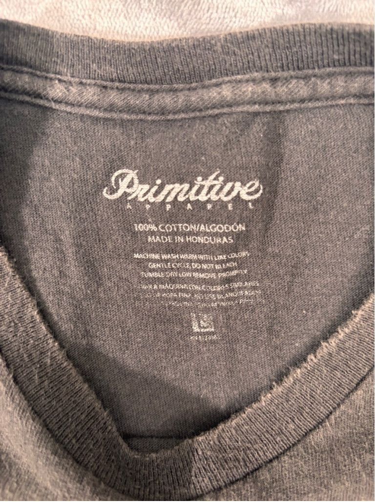 Primitive Men's Primitive Skateboarding Apparel T-shirt Size L Black Size US L / EU 52-54 / 3 - 7 Thumbnail