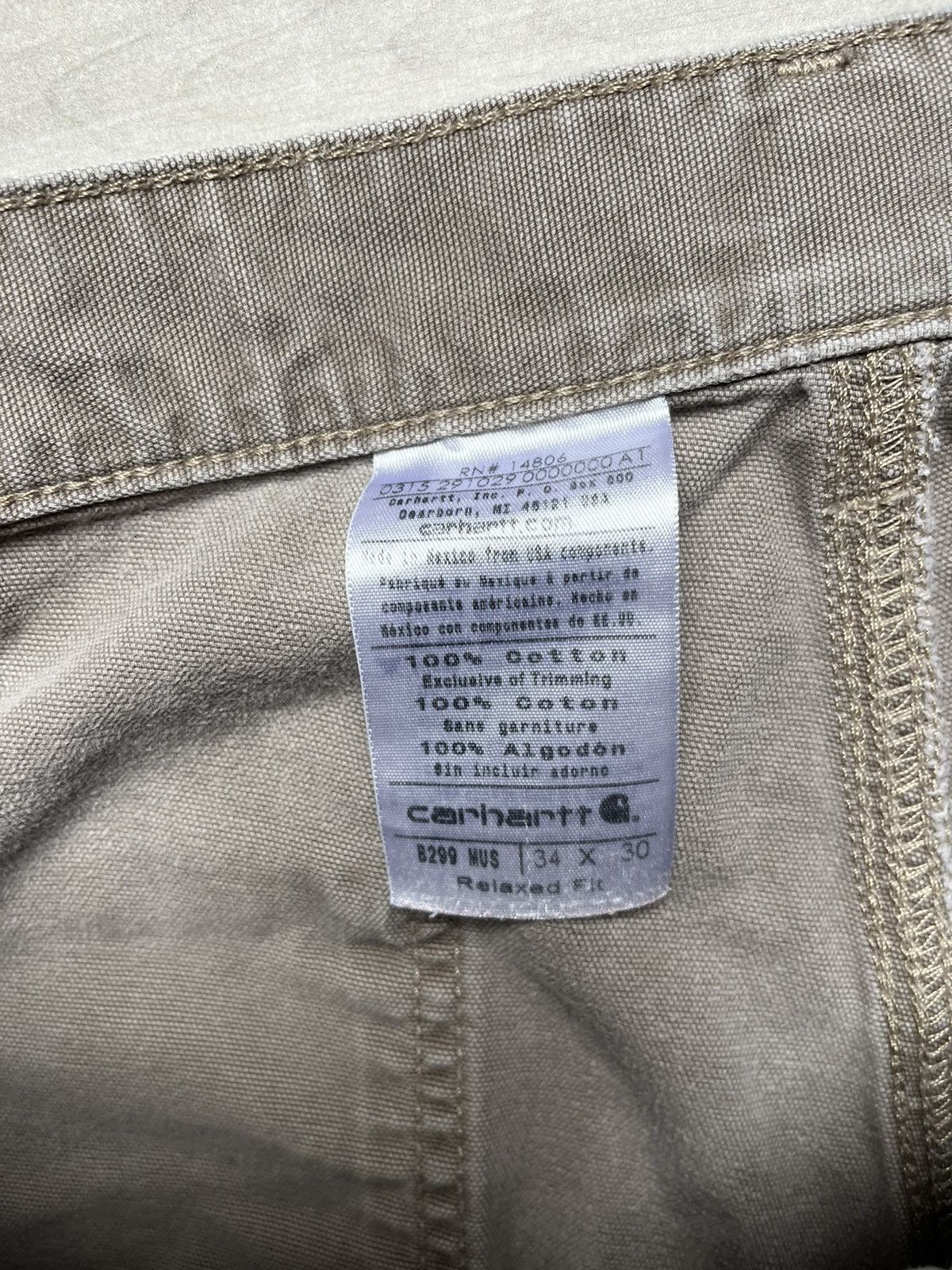 Carhartt Vintage Thrashed Carhartt pants Sz:34x28 tag:34x30 Size US 34 / EU 50 - 15 Thumbnail