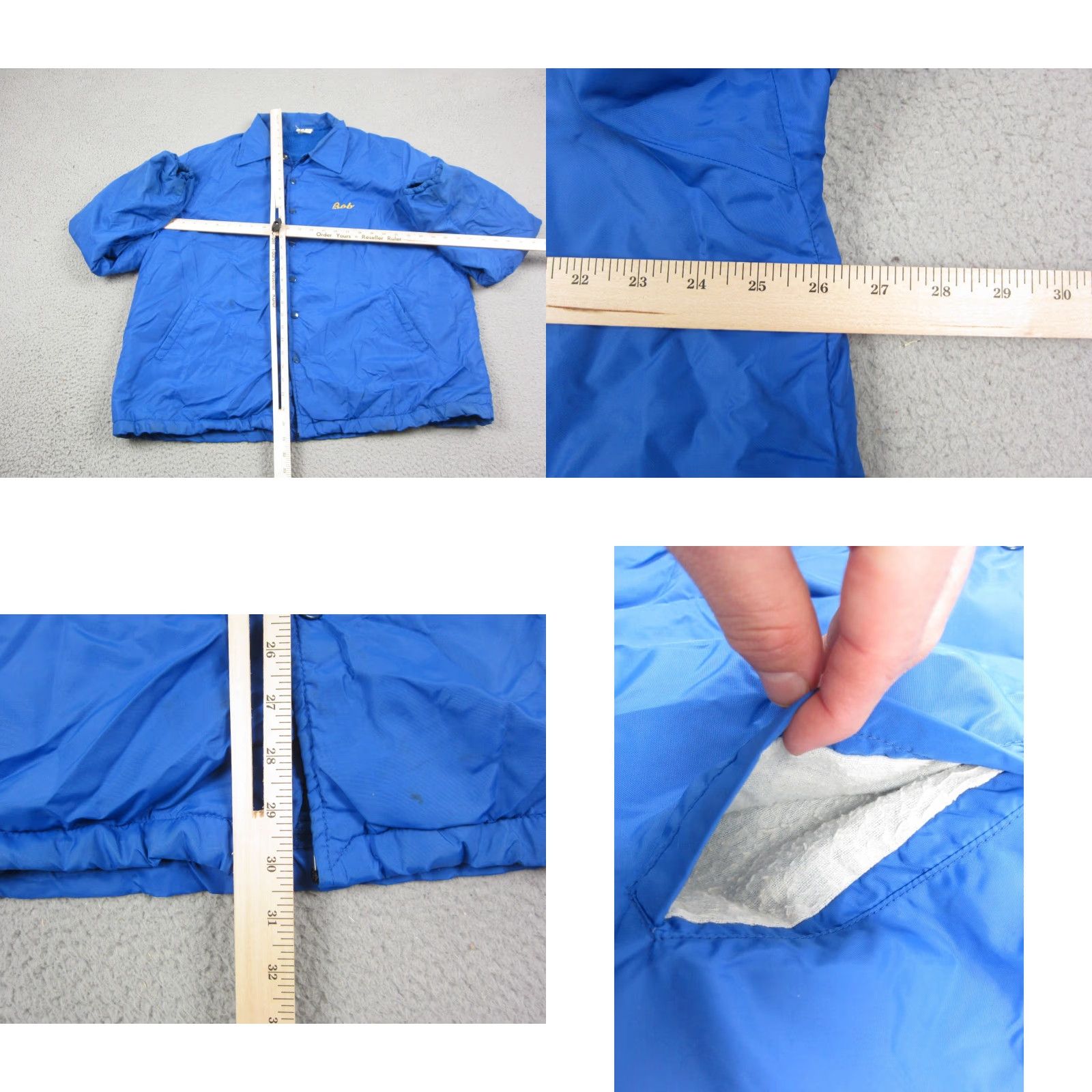 Coach VINTAGE Vintage Wilton Jacket Mens 2XL Blue Windbreaker Windbreaker 60s 70s City 90s Mens Size US XXL / EU 58 / 5 - 8 Thumbnail