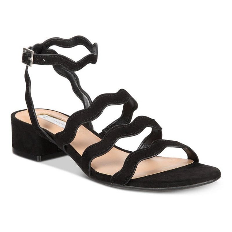 I.N.C INC Womens Leticia Open Toe Black Sandals Heels NIB Size 6.5 Size US 6.5 / IT 36.5 - 1 Thumbnail