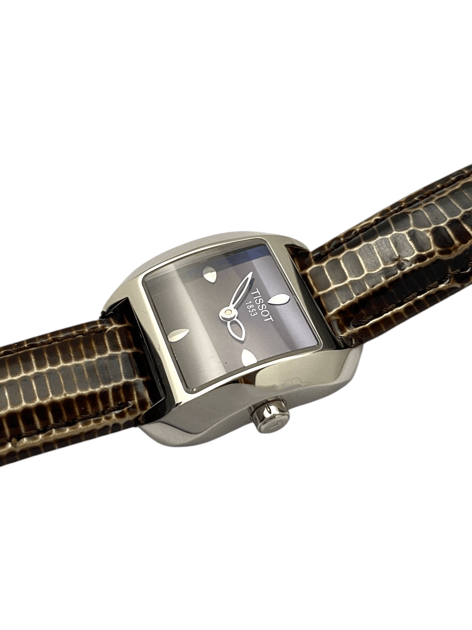 Tissot Tissot T Wave Square Steel Bracelet Quartz Swiss Wrist Watch Size ONE SIZE - 3 Thumbnail