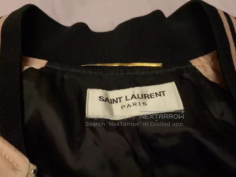 Saint Laurent Paris Saint Laurent Silk Black Pink Jacket. Size US S / EU 44-46 / 1 - 2 Thumbnail