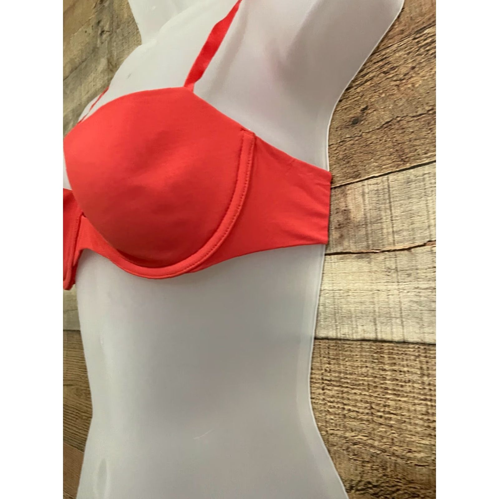 Victoria's Secret Victoria's Secret Very Sexy Orange Lace Lined Push Up Without Padding Bra Sz 34A Size ONE SIZE - 2 Thumbnail