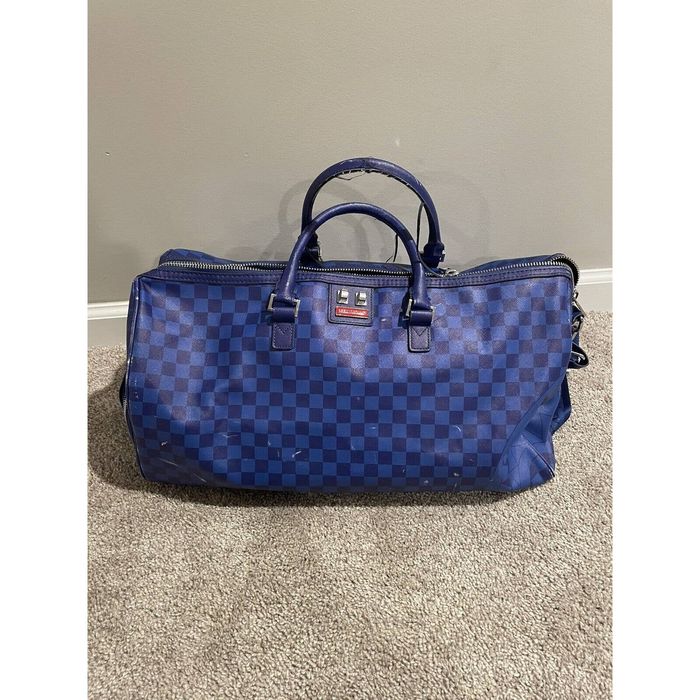 Sprayground BROKEN ZIPPER Spray ground Sharks in Paris Duffel Bag Blue