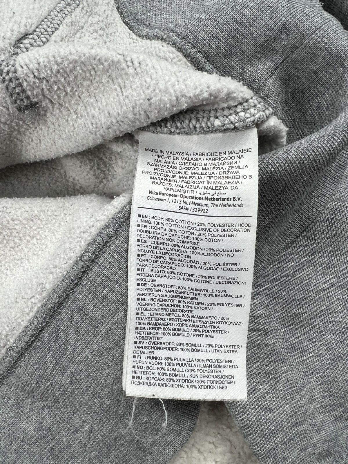 Nike Vintage Nike Tech Fleece Zip Up Swoosh Y2K Hoodie Size US M / EU 48-50 / 2 - 13 Thumbnail