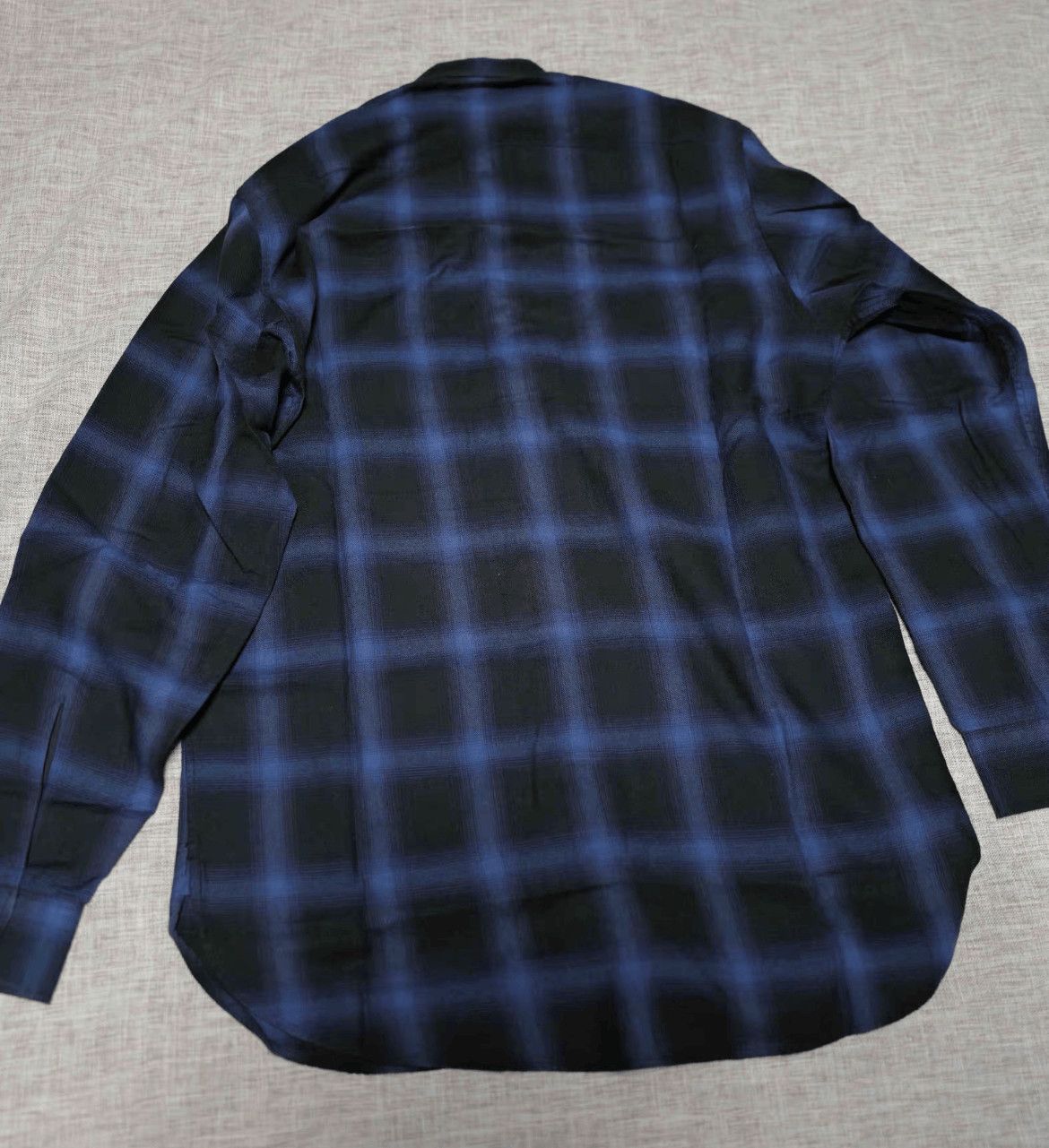 Saint Laurent Paris Sz 37 Saint Laurent Paris 13AW OS Blue Plaid Shirt Size US S / EU 44-46 / 1 - 2 Thumbnail