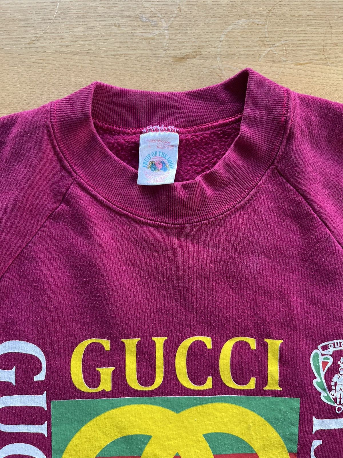 Vintage Vintage - Bootleg Gucci 80s Sweatshirt Size US M / EU 48-50 / 2 - 3 Thumbnail