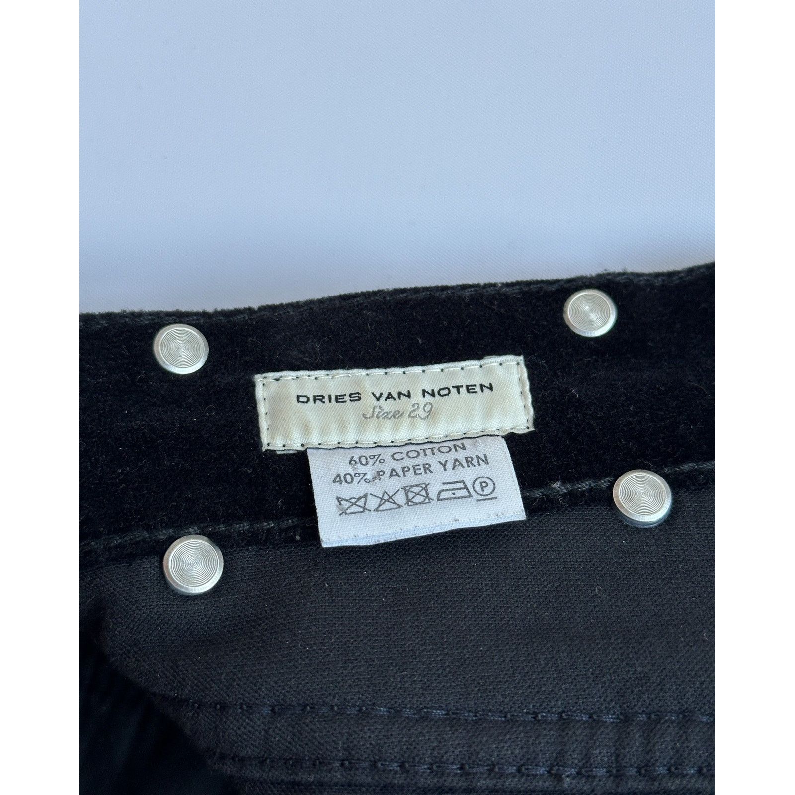 Dries Van Noten Dries Van Noten Velour Trousers Size US 30 / EU 46 - 3 Thumbnail