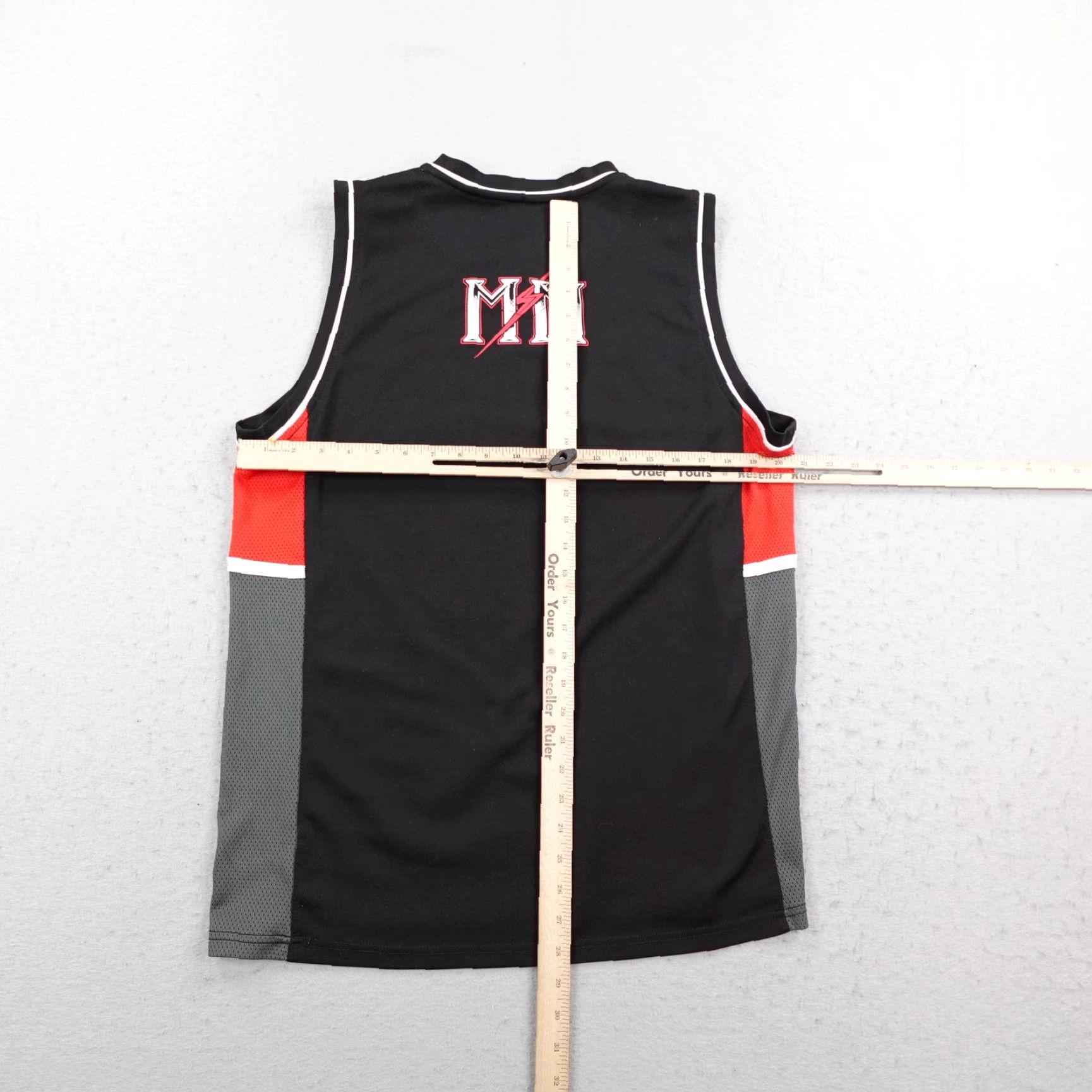 Metal Mulisha VINTAGE Metal Mulisha Tank Top Shirt Mens M Black Red Skull Jersey Sleeveless MotoX Graphic Print 90s Boys Mens Size US M / EU 48-50 / 2 - 4 Thumbnail