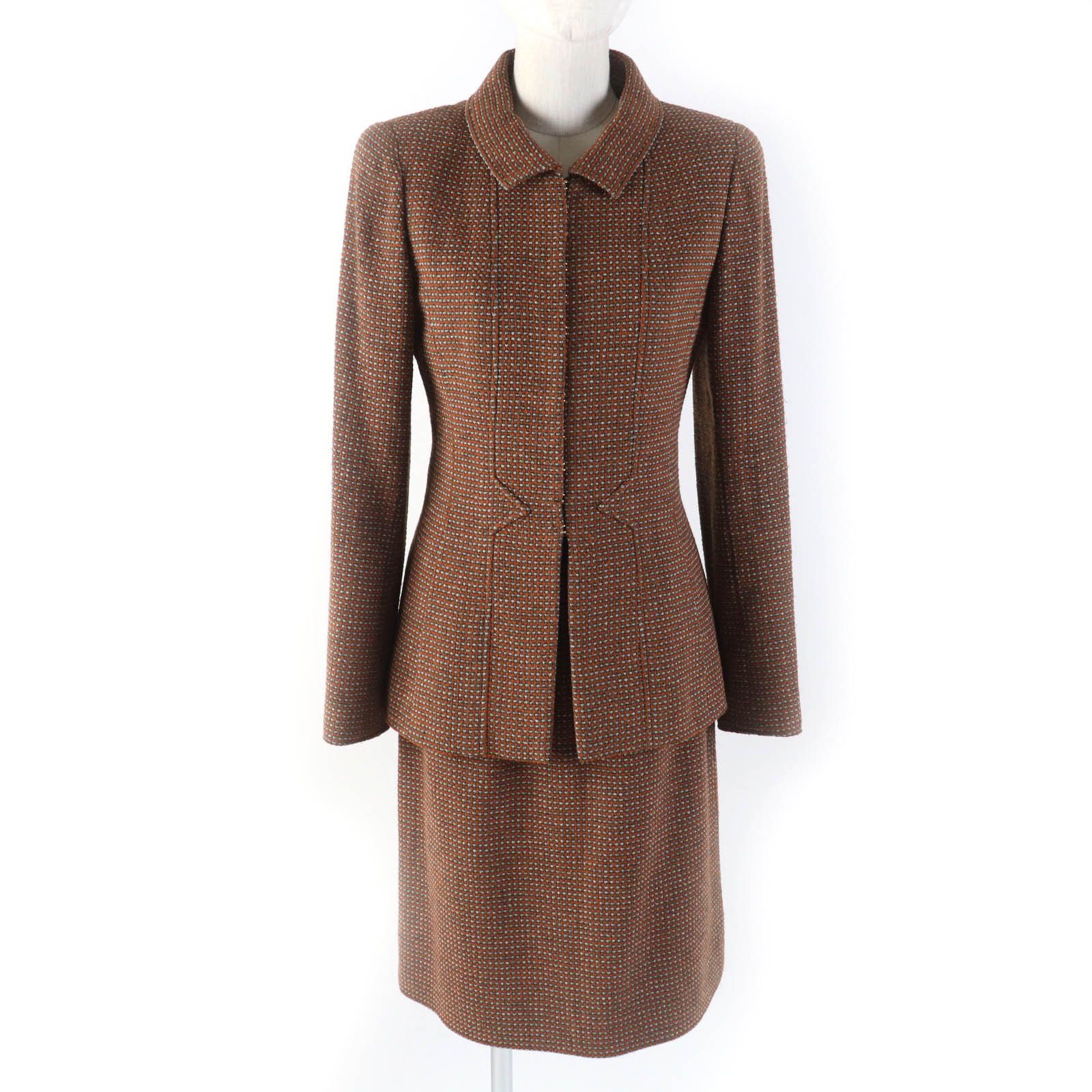 Chanel Chanel Chanel COCO Mark Jacket Skirt Set Cotton Suits P08097 DUTY FREE for USA Size ONE SIZE - 1 Thumbnail