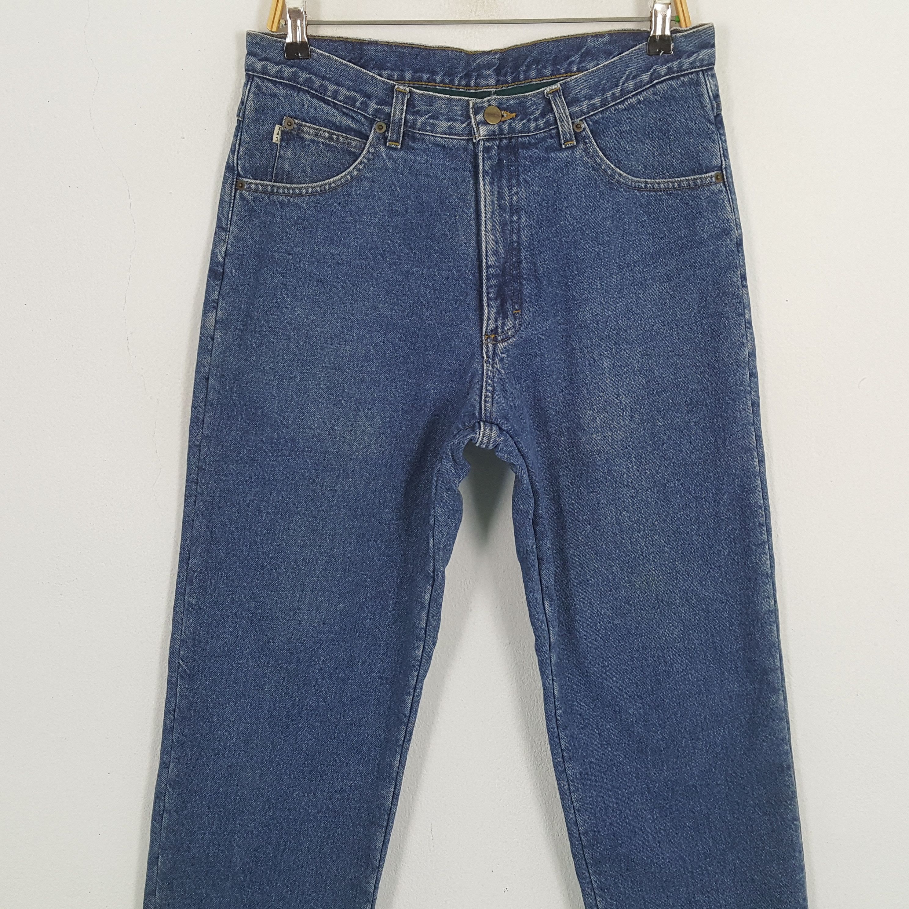 L.L. Bean × Vintage Vintage L.L. BEAN Streetwear Skateboard Style Denim Jean Size US 33 - 2 Thumbnail