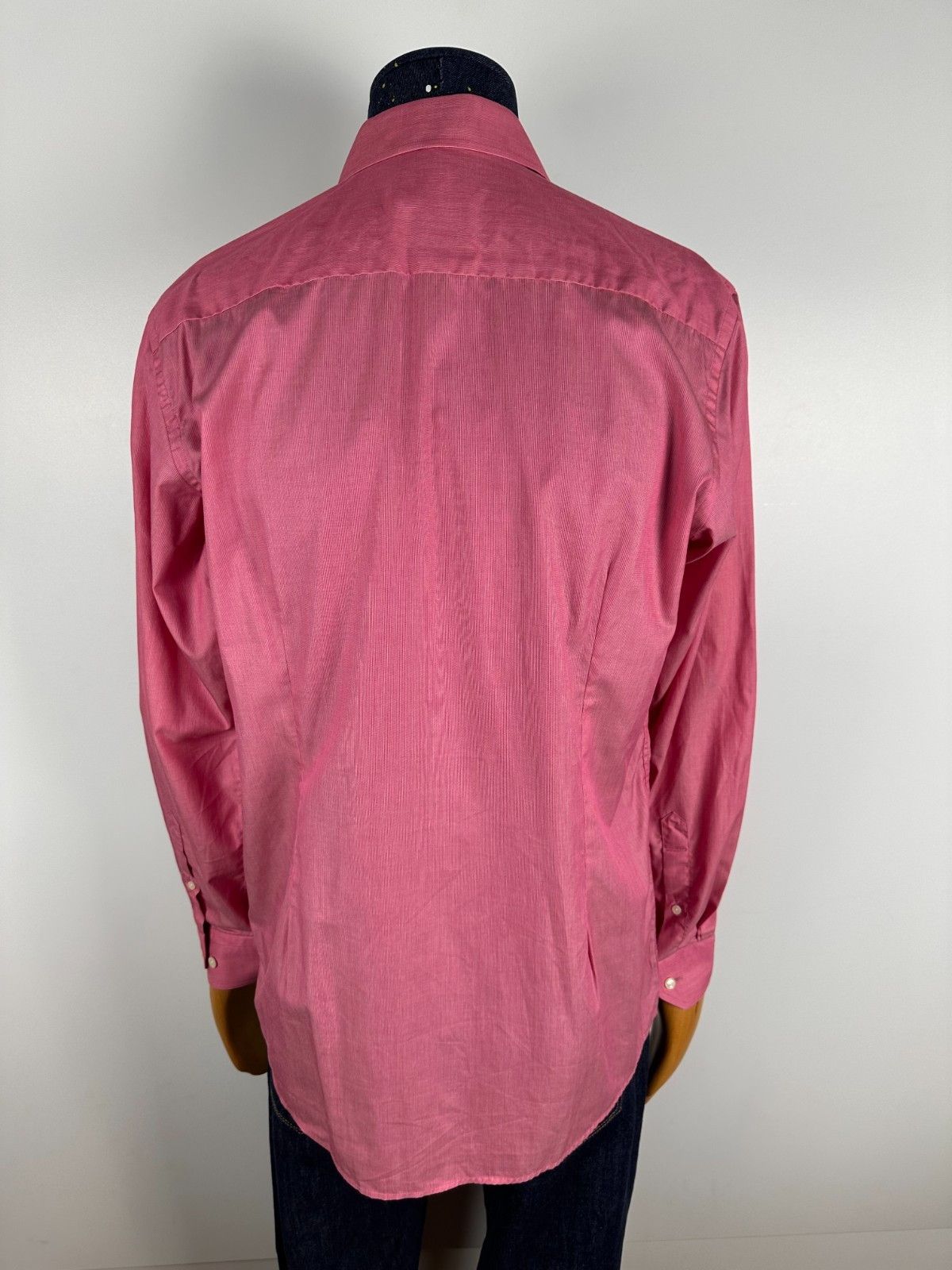 Eton Eton Contemporary Dress Shirt 16 -41 Pink Cotton Long Sleeve Size US L / EU 52-54 / 3 - 5 Thumbnail