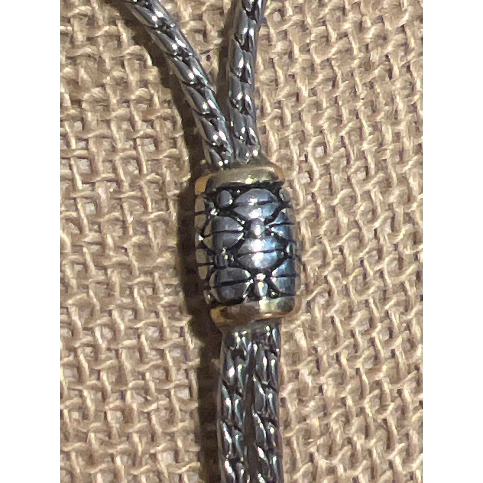 Other Silver Tone Lariat Style Necklace Cable Chain Purple Blue Gl Size ONE SIZE - 3 Thumbnail
