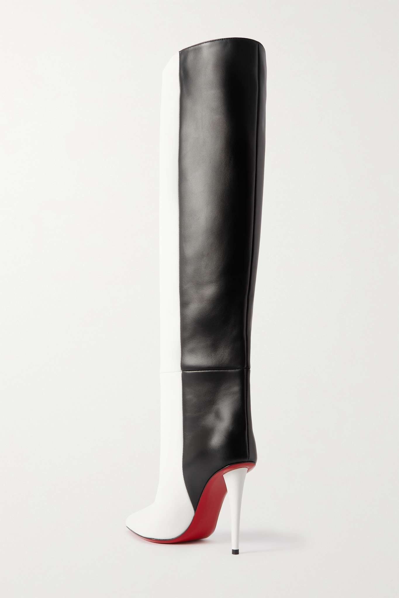 Christian Louboutin o1s1wg110225 Boots in Black & White Size US 9 / IT 39 - 2 Thumbnail