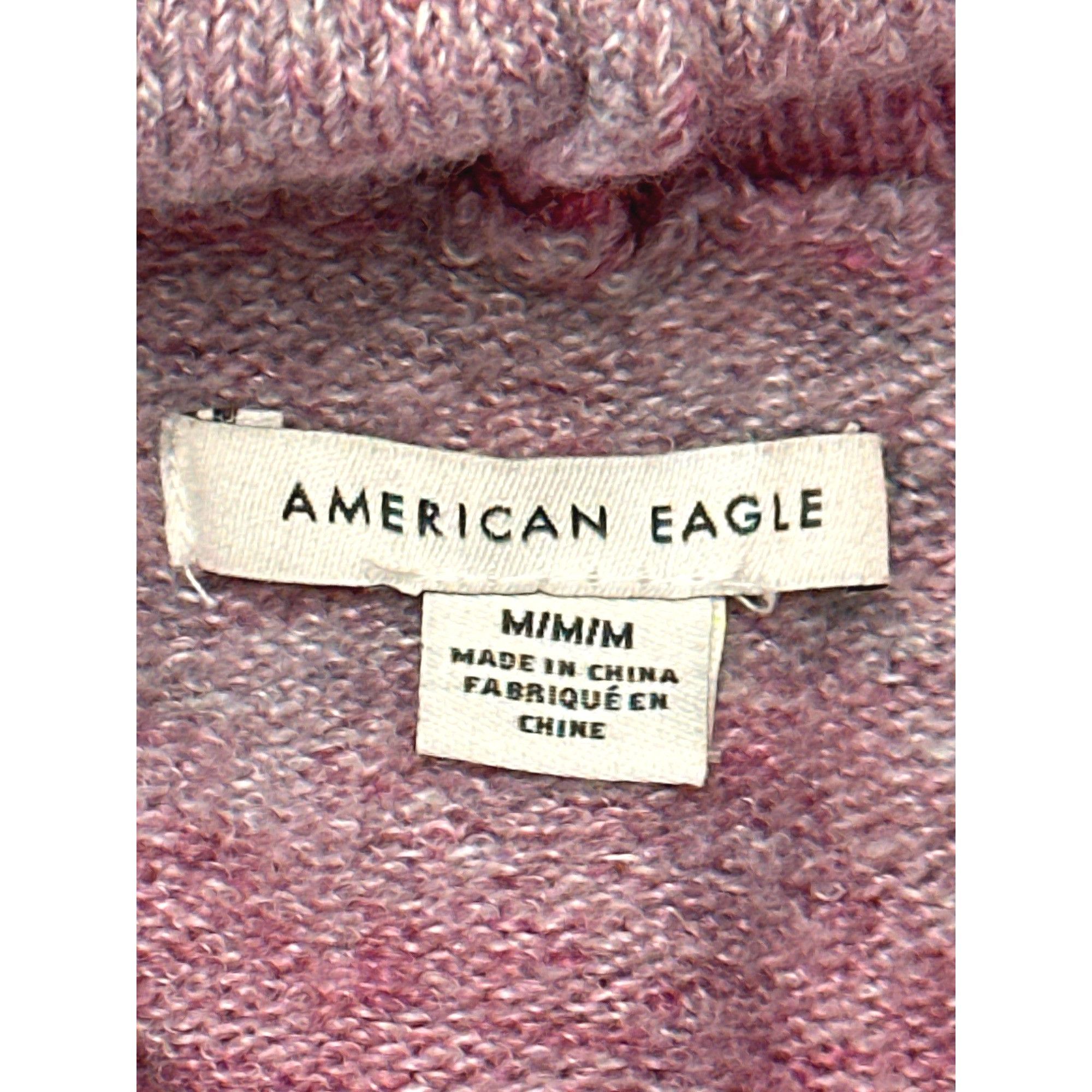 American Eagle Outfitters American Eagle Womens Cowl Neck Sweater Medium Pink & Gray Size M / US 6-8 / IT 42-44 - 5 Thumbnail