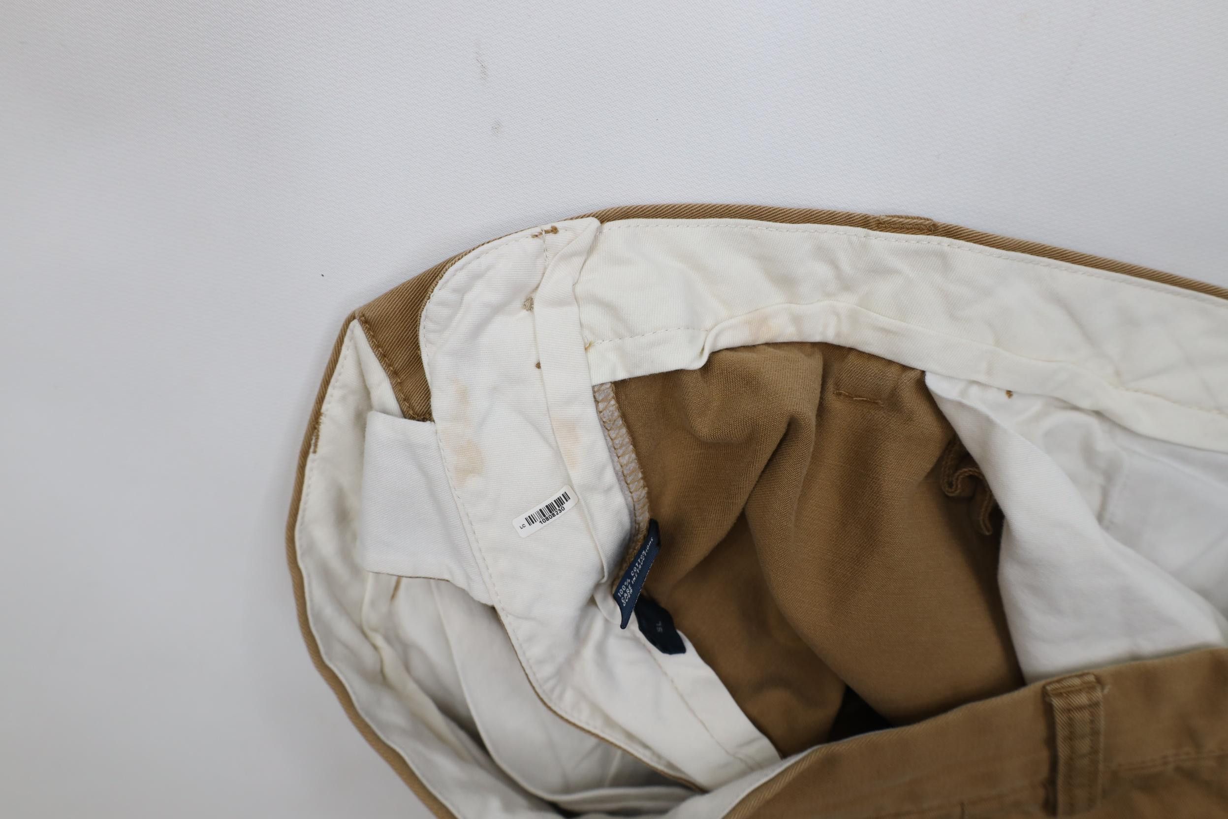 Polo Ralph Lauren Vintage 90s Ralph Lauren Prospect Wide Leg Chino Pants Brown Size US 40 / EU 56 - 9 Thumbnail