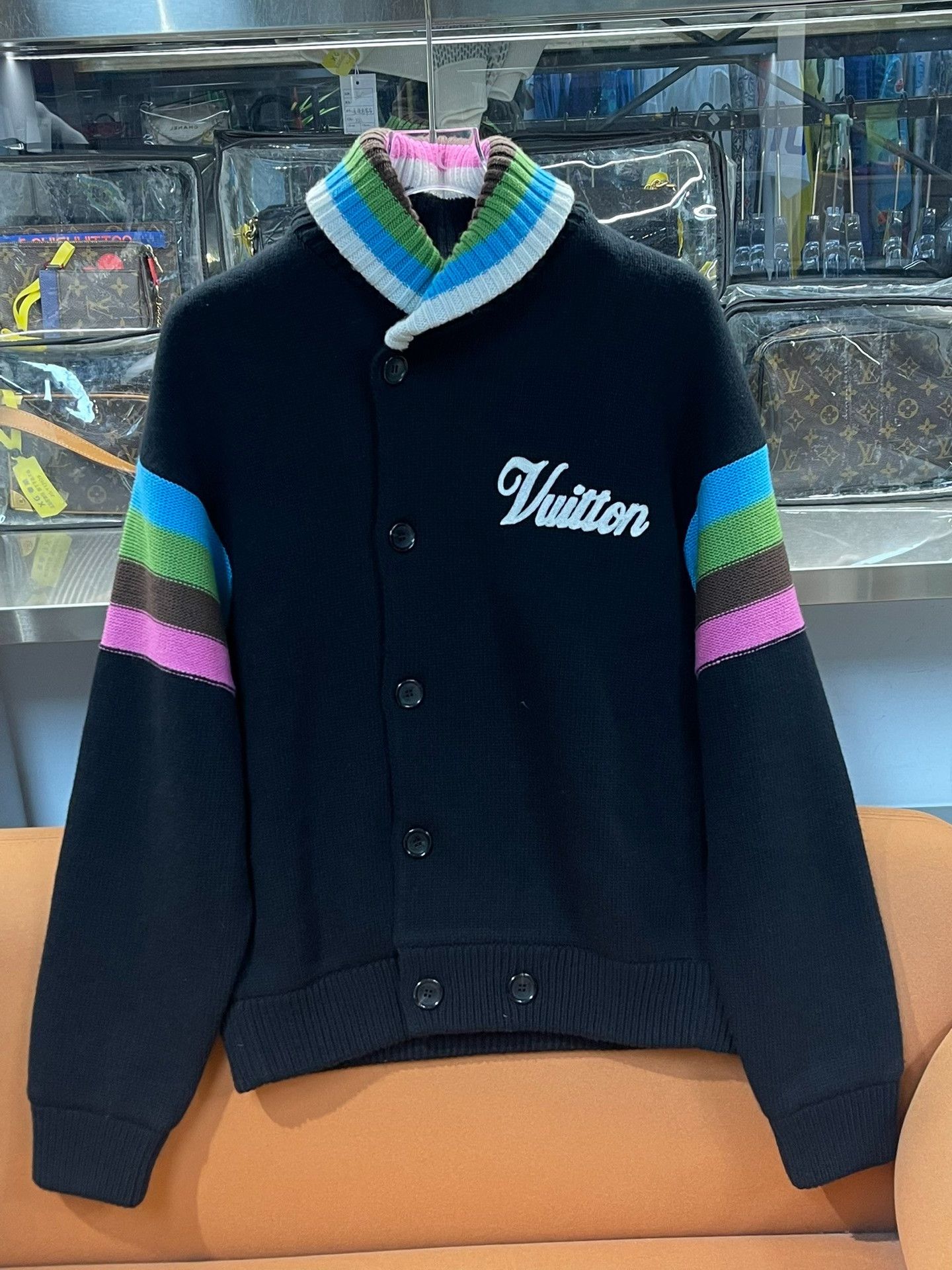 Louis Vuitton Louis Vuitton x Tyler Embroidered Wool Jacket Size US S / EU 44-46 / 1 - 1 Thumbnail