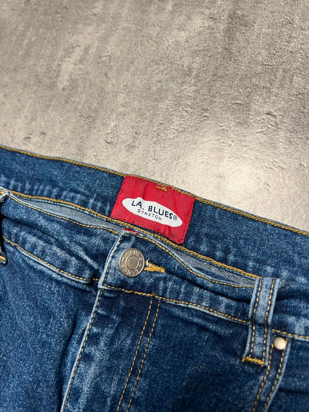 Other Vintage L.A blues silver studded high waisted western jeans Size 36" / US 14 / IT 50 - 6 Thumbnail