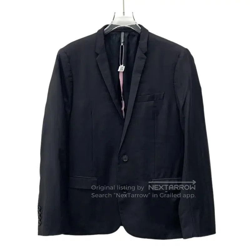 Dior Dior Black Wool Men's Blazer Jacket . Size US M / EU 48-50 / 2 - 1 Thumbnail