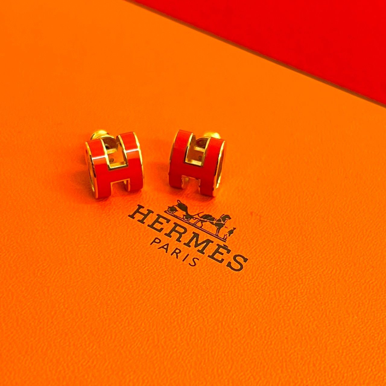 Hermes Hermes Hermès Pop H Earrings Metal Earrings DUTY FREE for USA Size ONE SIZE - 1 Thumbnail