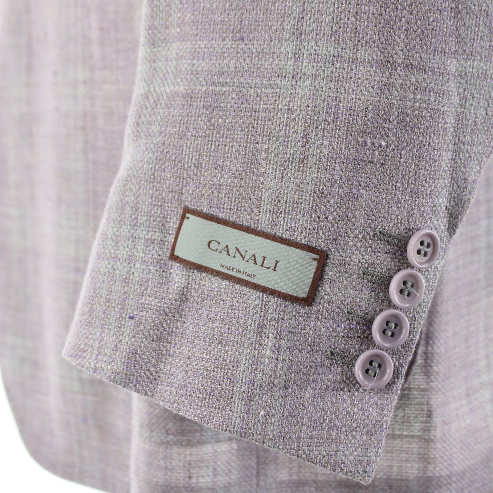 Canali Canali Sport Coat Size 46 Regular US in Purple Size 46R - 3 Thumbnail