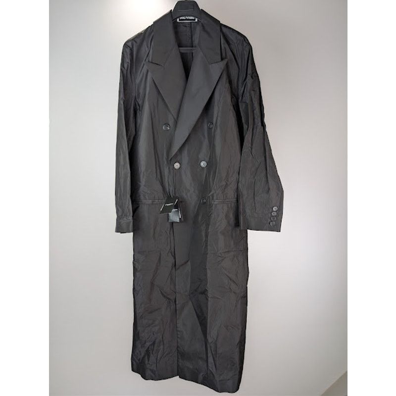 Saint Laurent Paris o1rshd1 Double-Breasted 6-Button Taffeta Coat in Black Size US M / EU 48-50 / 2 - 2 Thumbnail