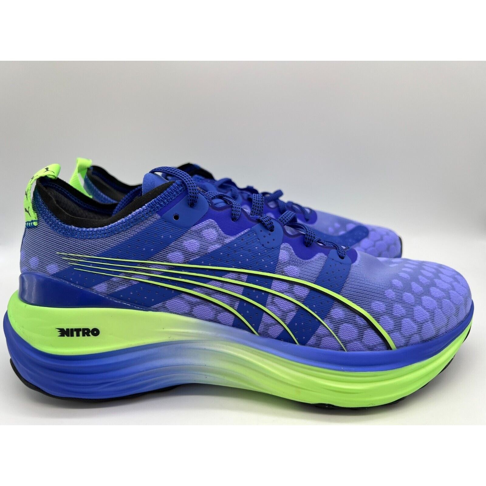 Puma Forever Run Nitro Running Blue Athletic Men's Size 10 Shoes